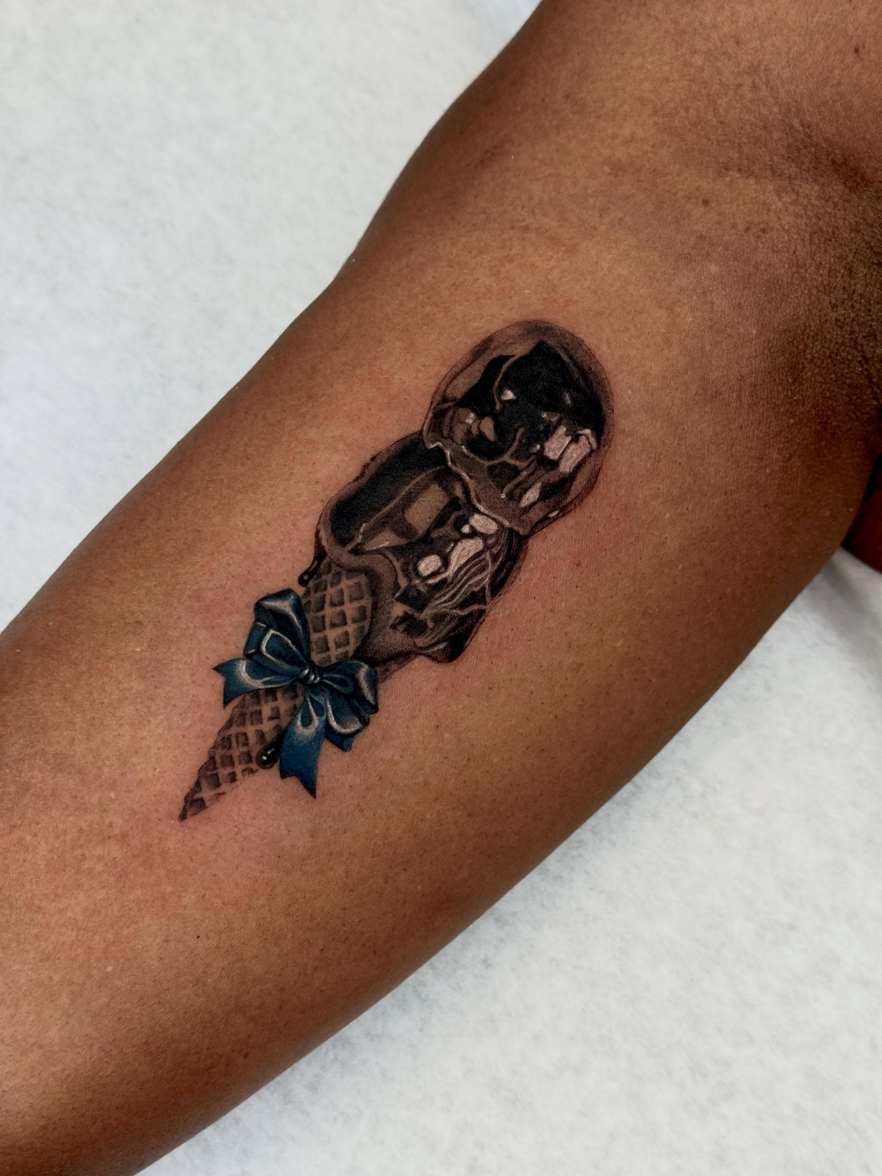 Tattoo by @emkriegart — realism, dark_realism