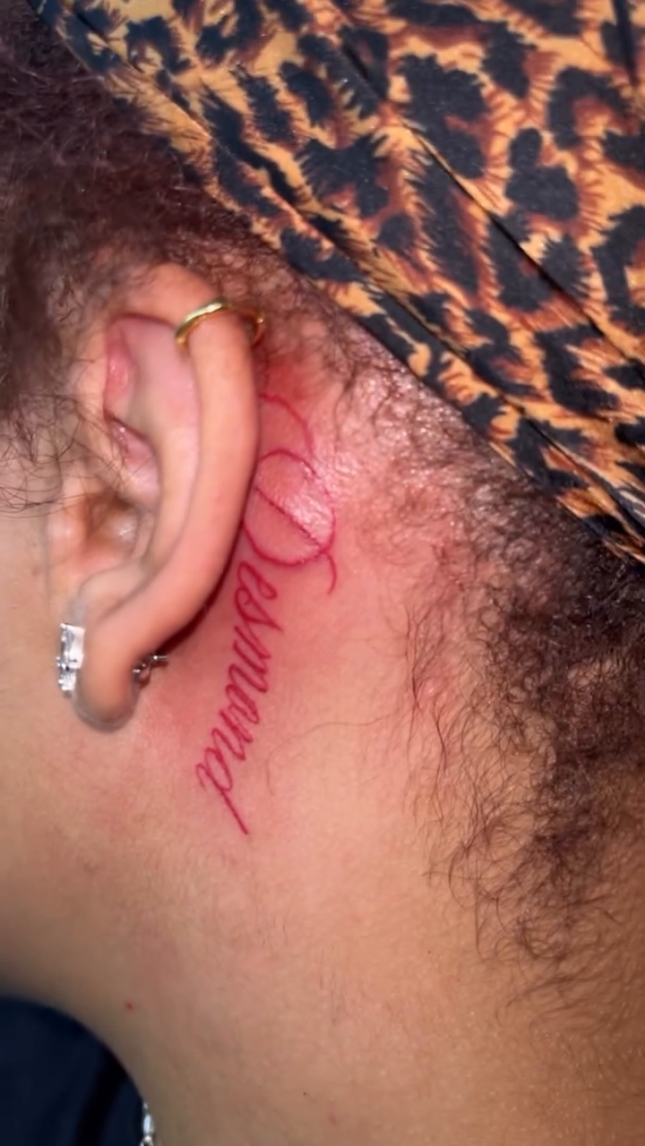Tattoo by @armanee_ink — lettering_script, fine_line
