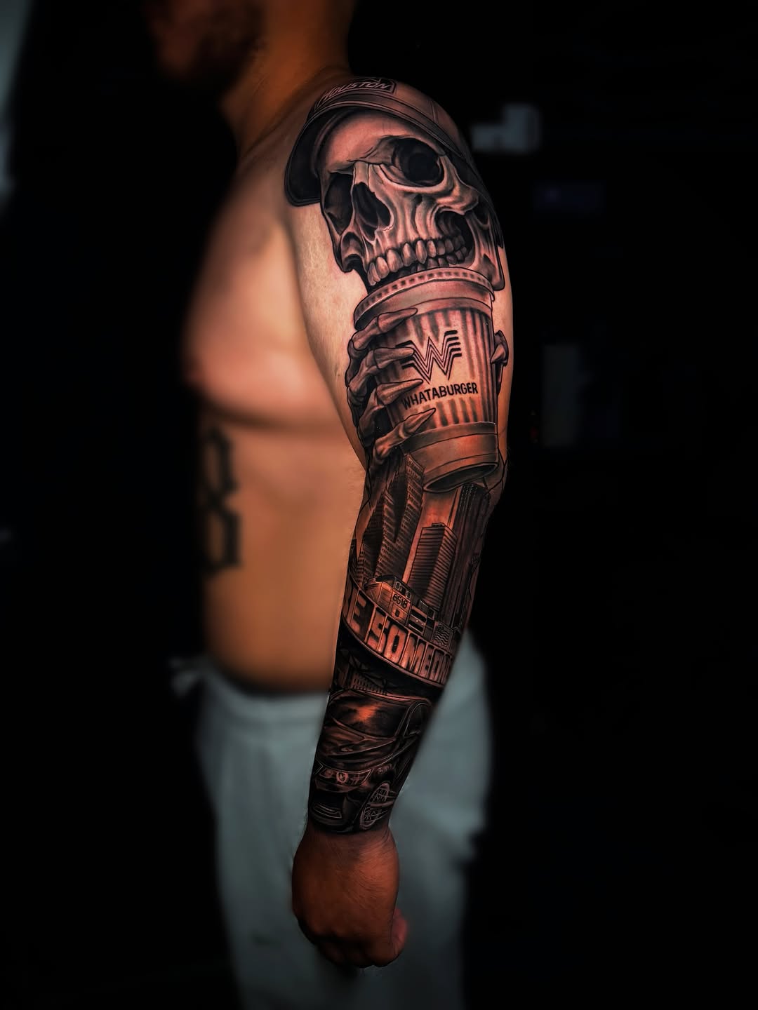 Tattoo by @screwhead_inkz — realism, black_and_grey