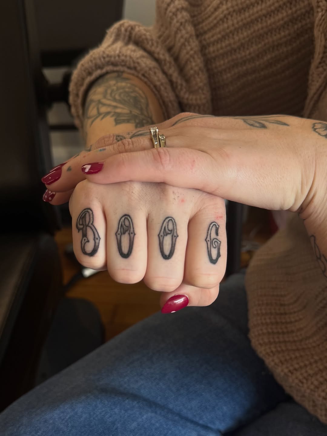 Tattoo by @art_with_lin — lettering_script