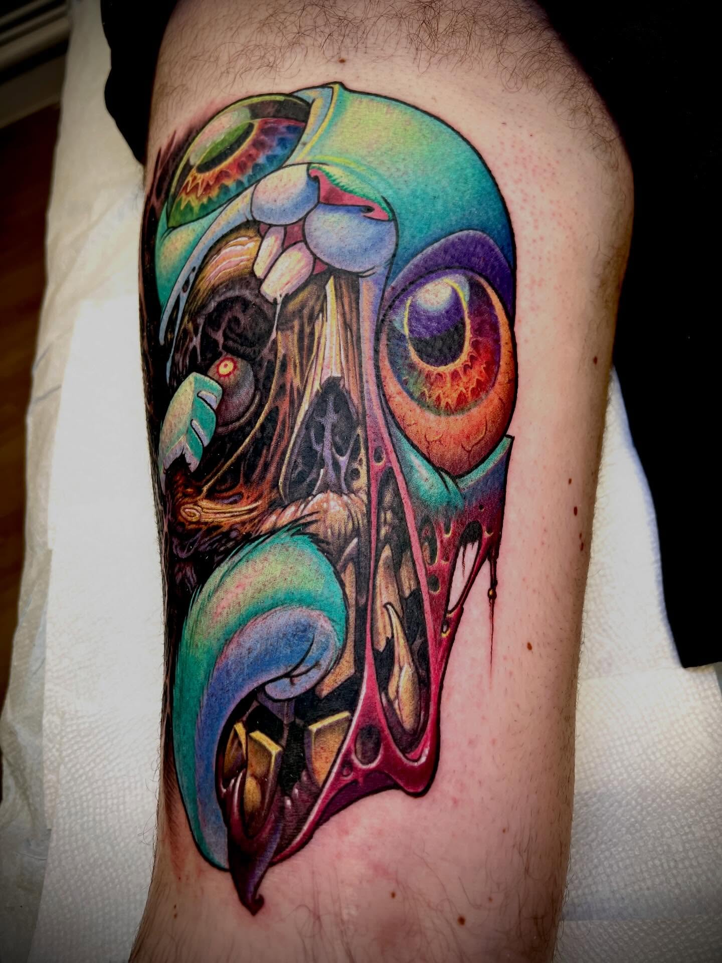Tattoo by @jessesmithtattoos — surrealism