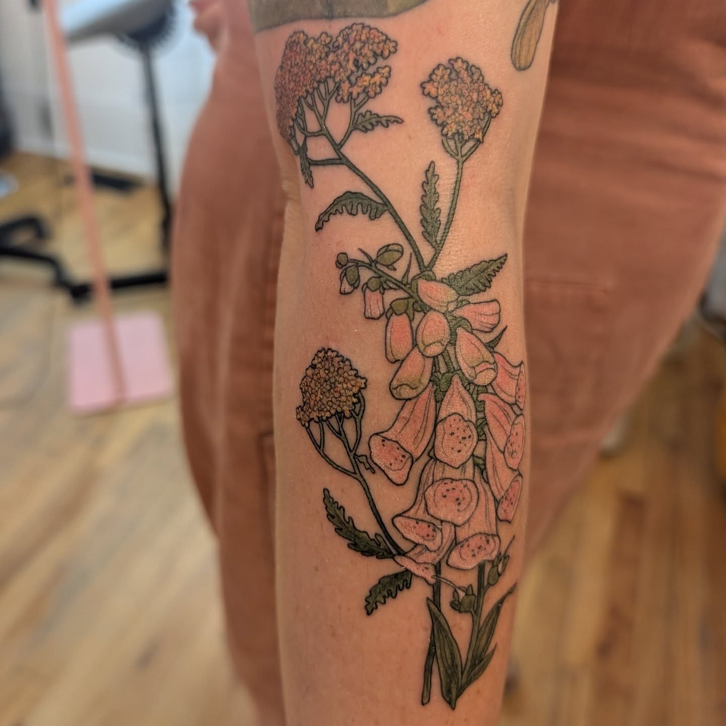 Tattoo by @mothandflametattoos — dotwork