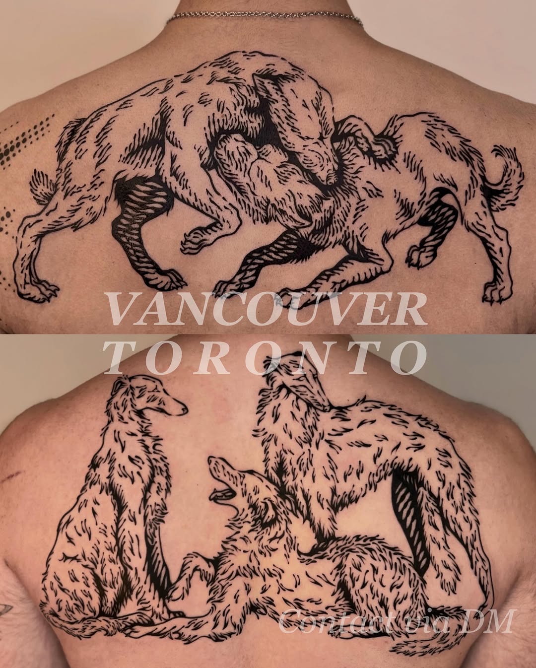 Tattoo by @wonny_wood — blackwork, illustrative