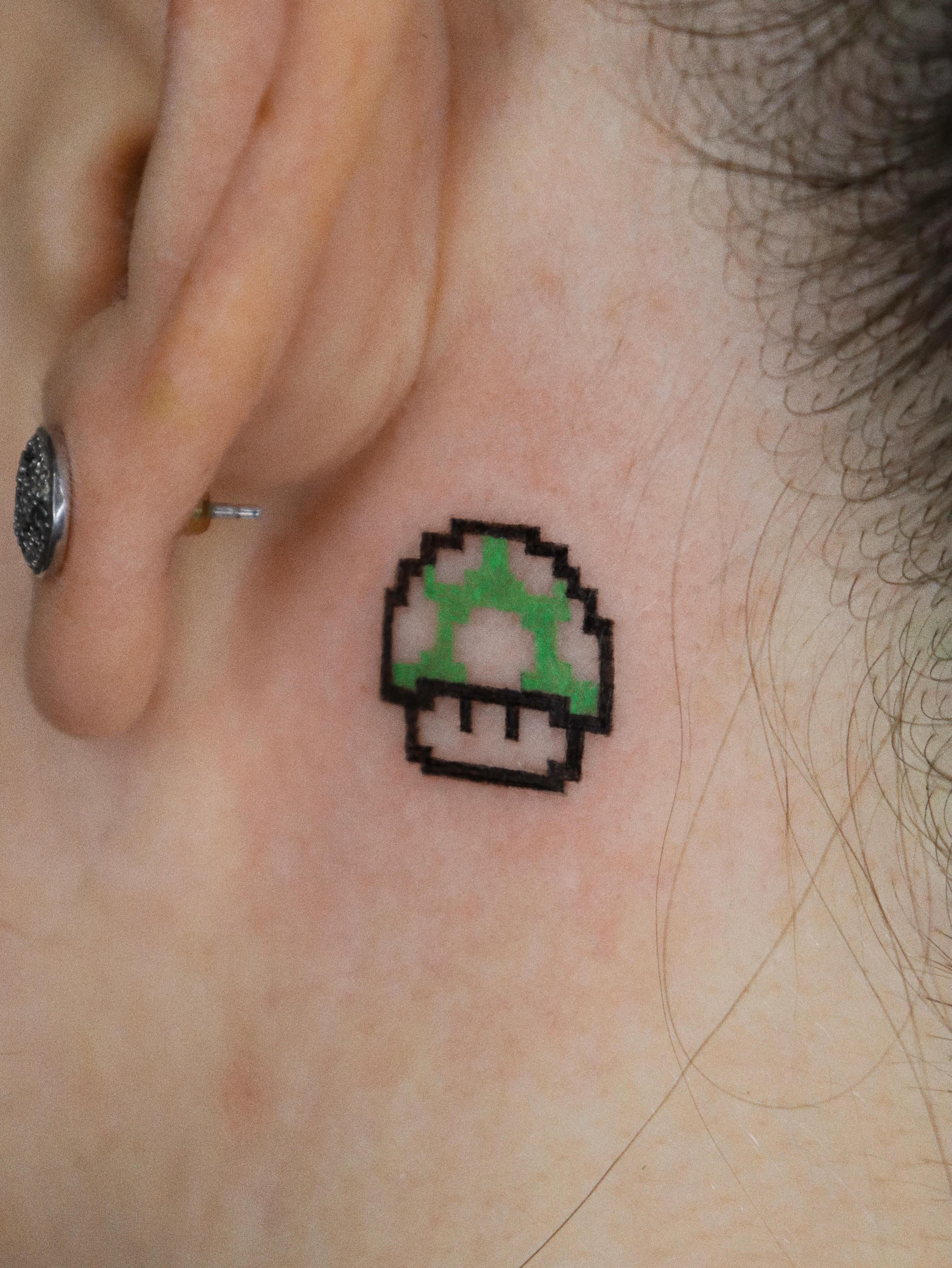 Tattoo by @insert_coin_1 β dotwork