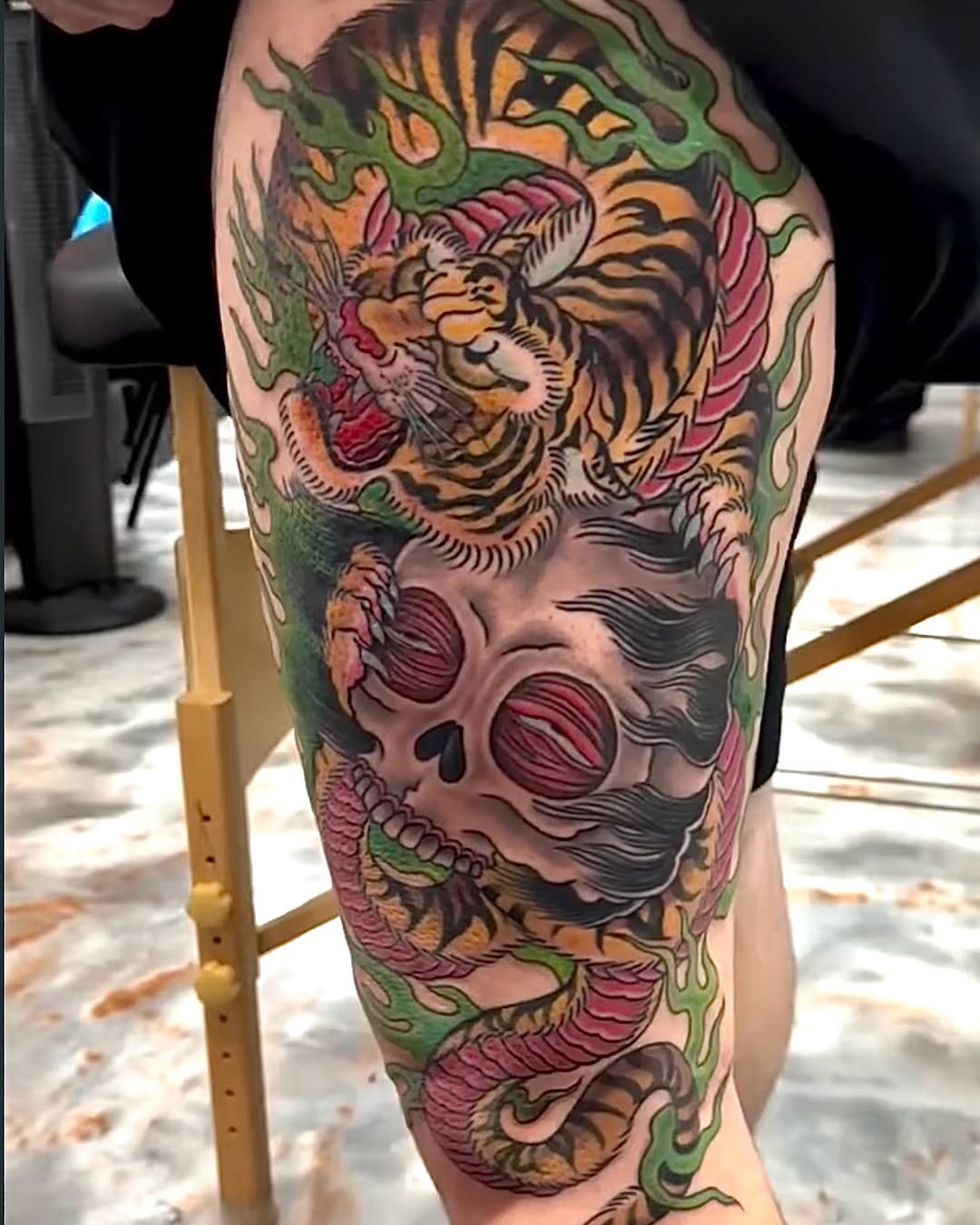 Tattoo by @marcosrivera_tattoo — japanese_irezumi