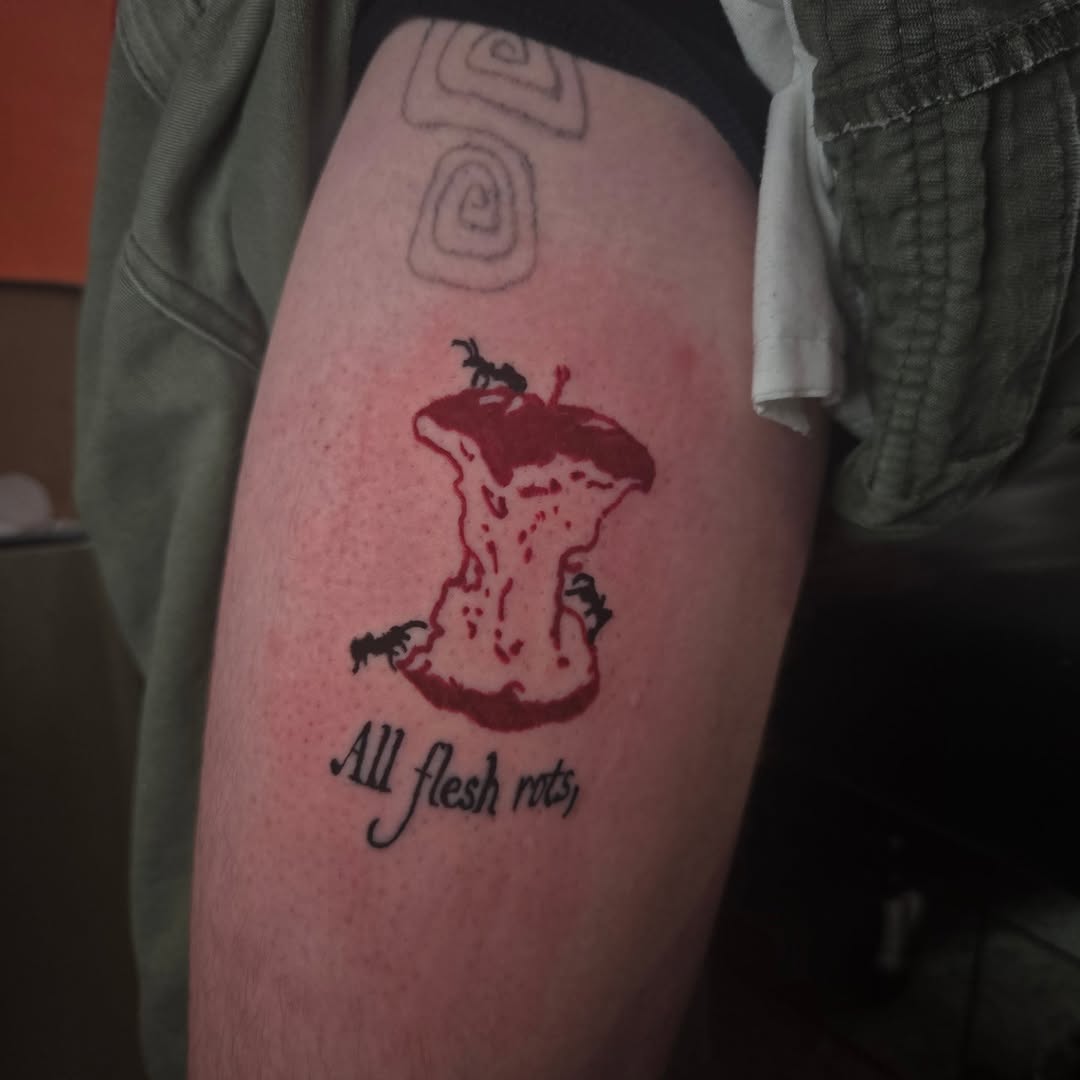 Tattoo by @bugpin7rl — lettering_script