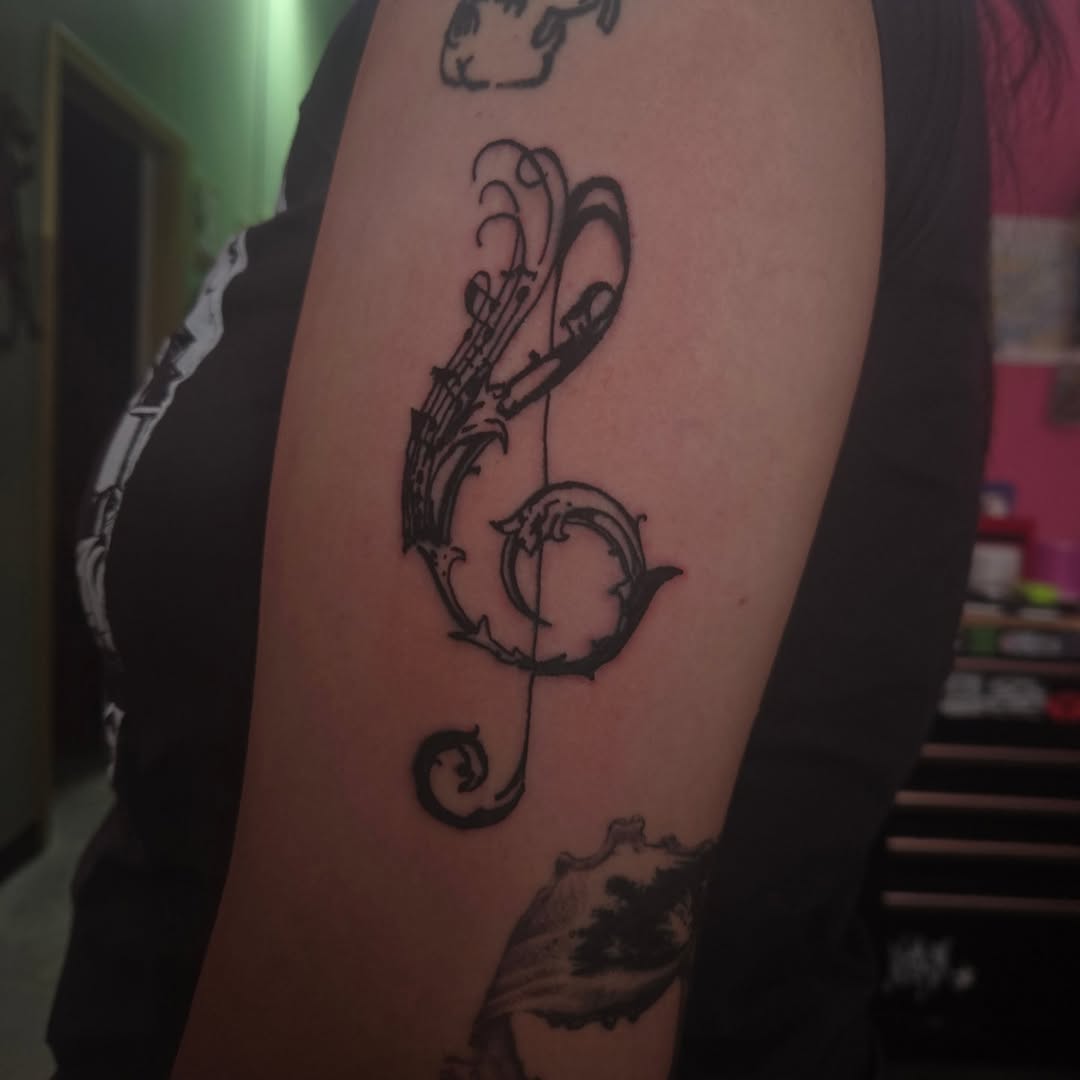 Tattoo by @bugpin7rl — blackwork, ornamental
