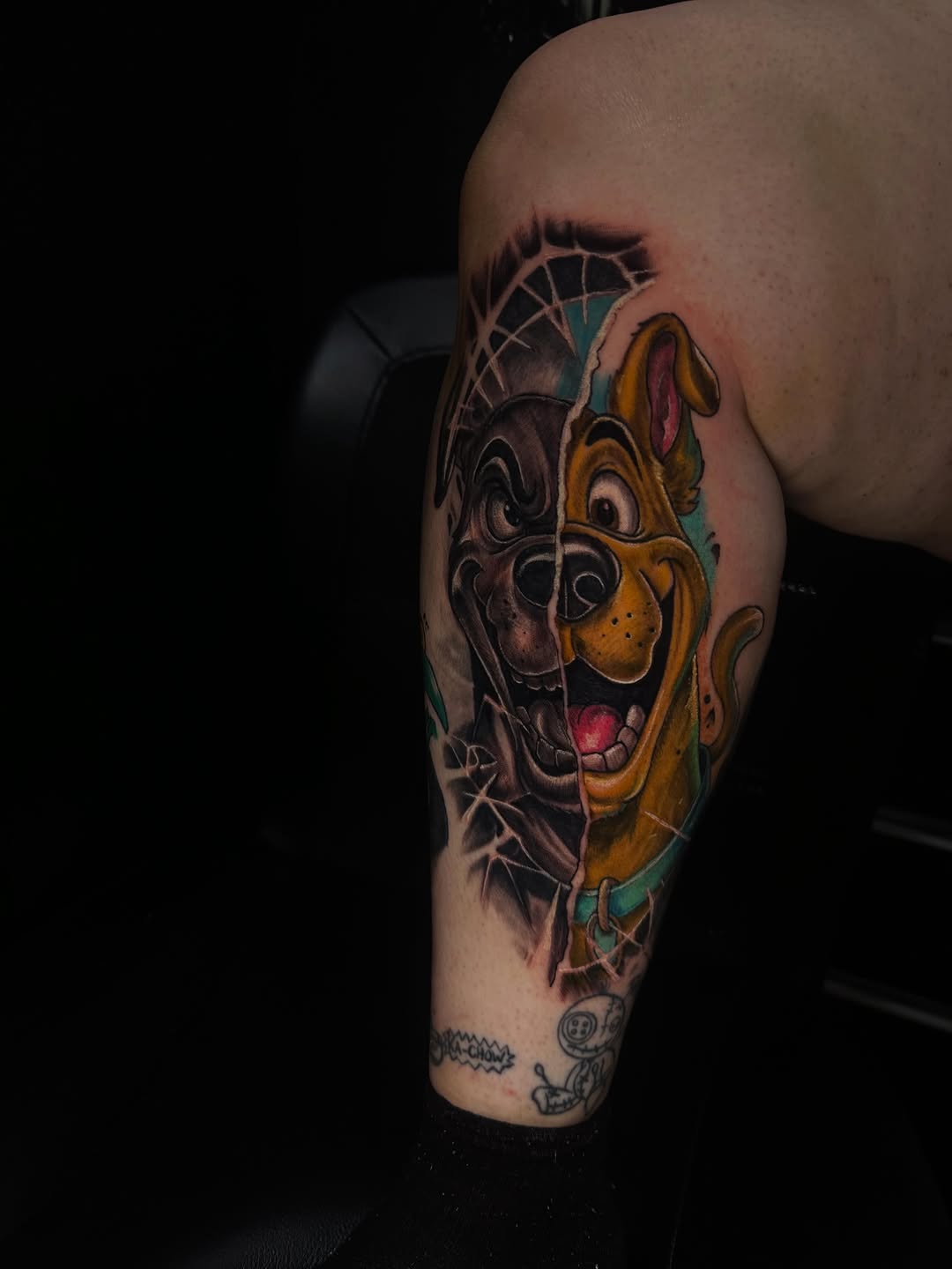 Tattoo by @tattoosbyaj88 — new_school, anime