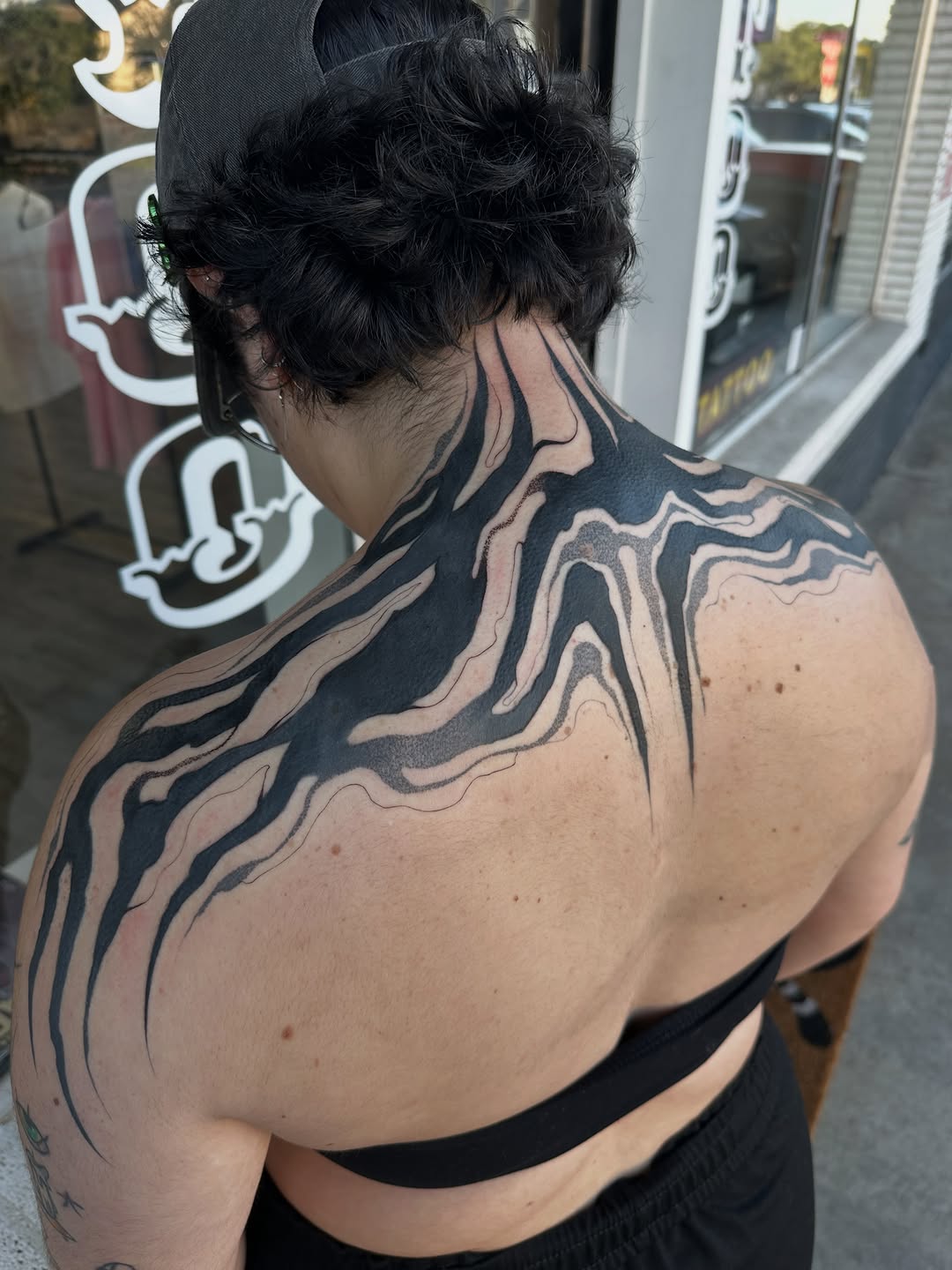 Tattoo by @tonybolony20 — blackwork, geometric