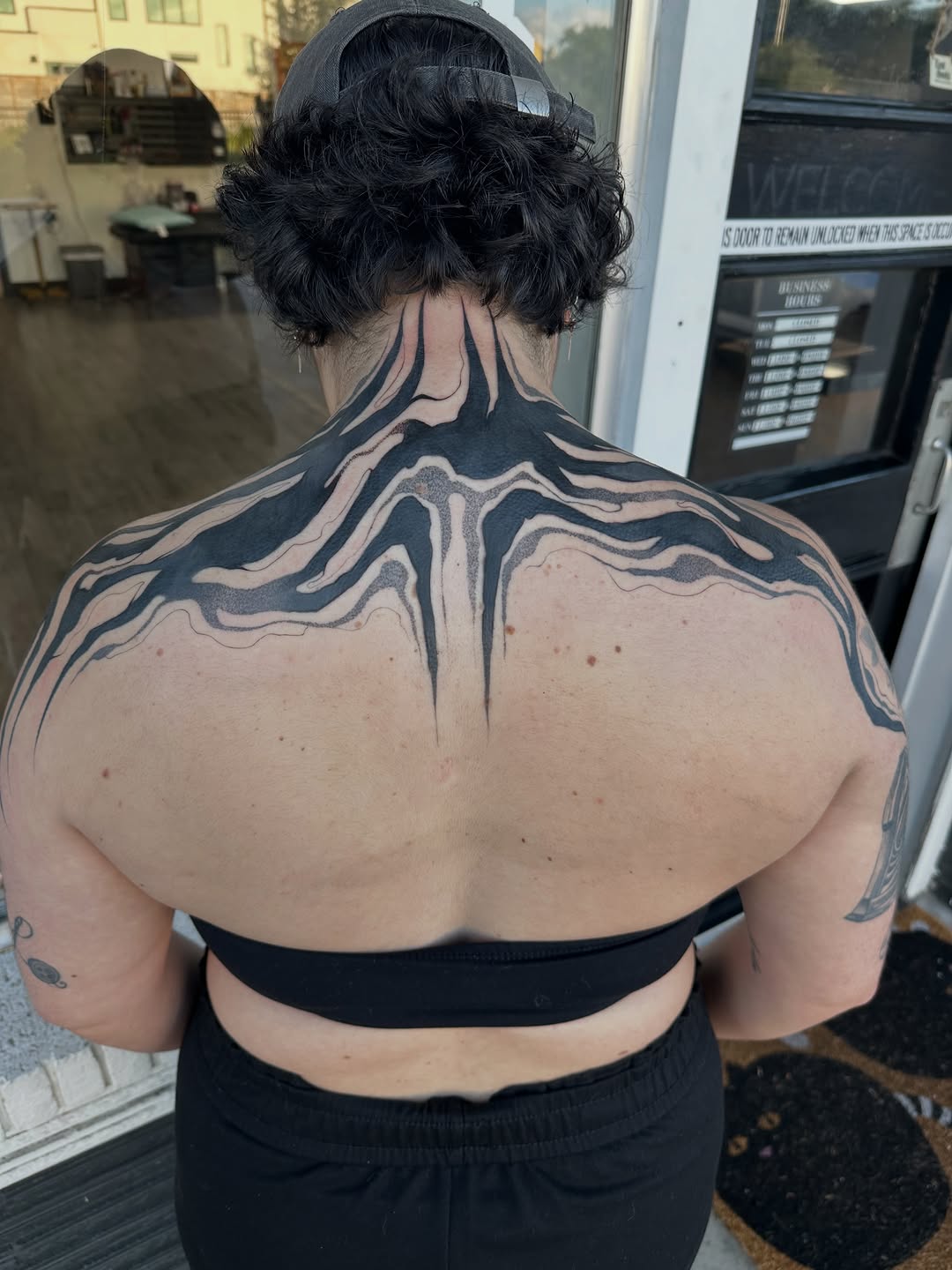 Tattoo by @tonybolony20 — blackwork, geometric