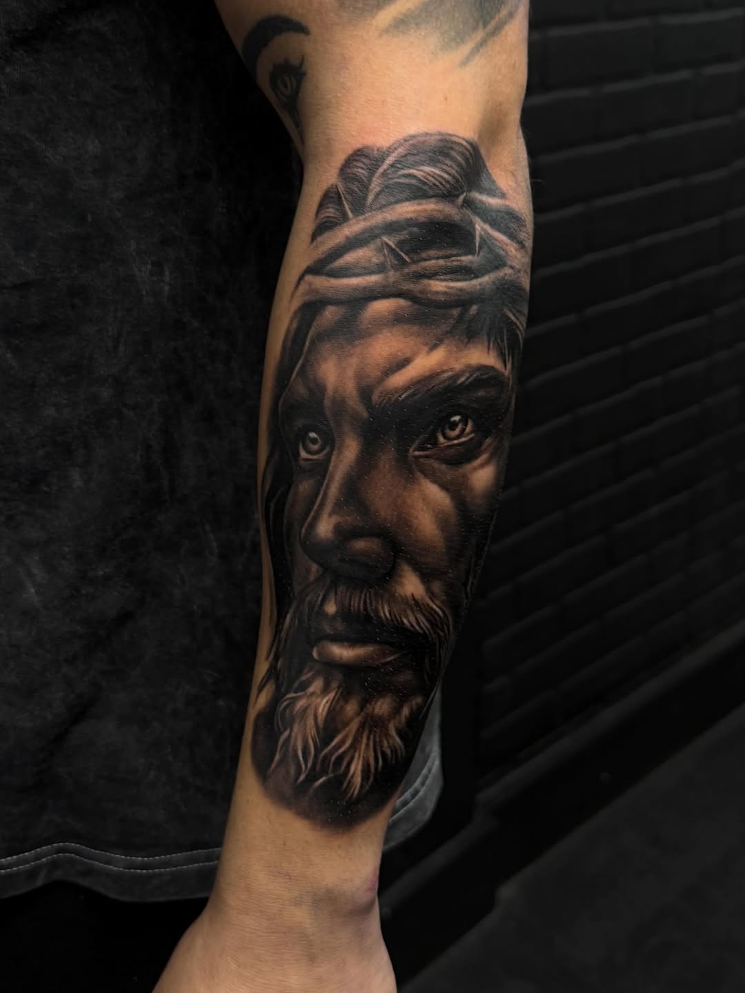 Tattoo by @kiefer_ink — realism, black_and_grey