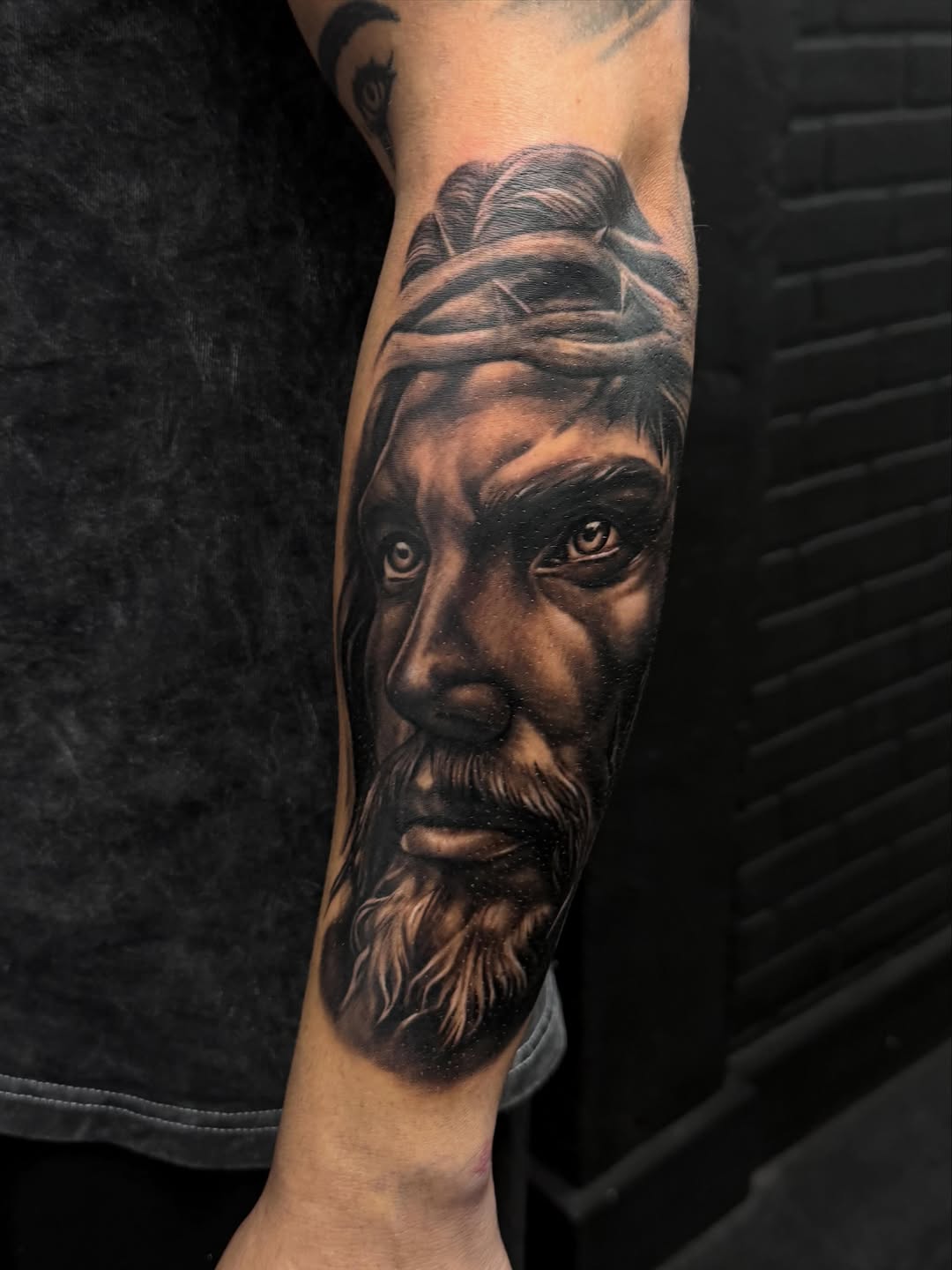 Tattoo by @kiefer_ink — realism, black_and_grey