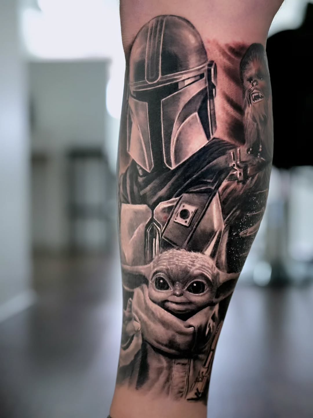 Tattoo by @vik_tattoos — realism, black_and_grey