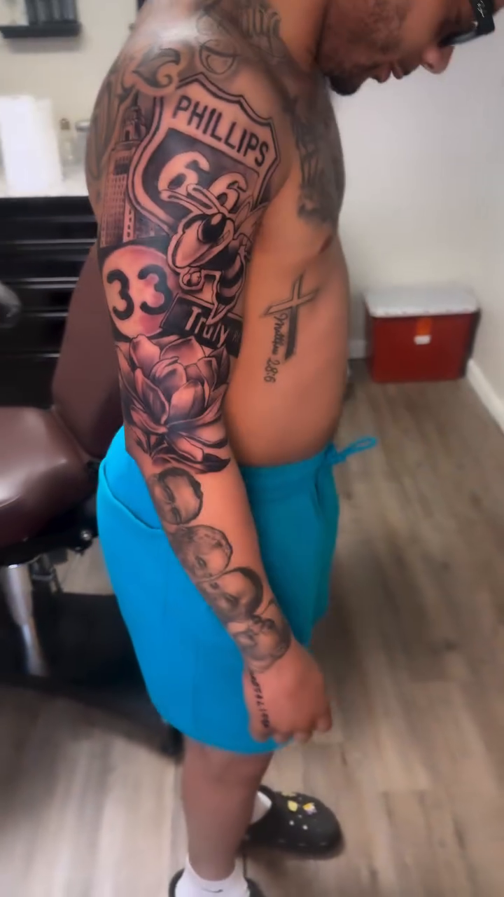 Tattoo by @_artbyjared — black_and_grey, realism