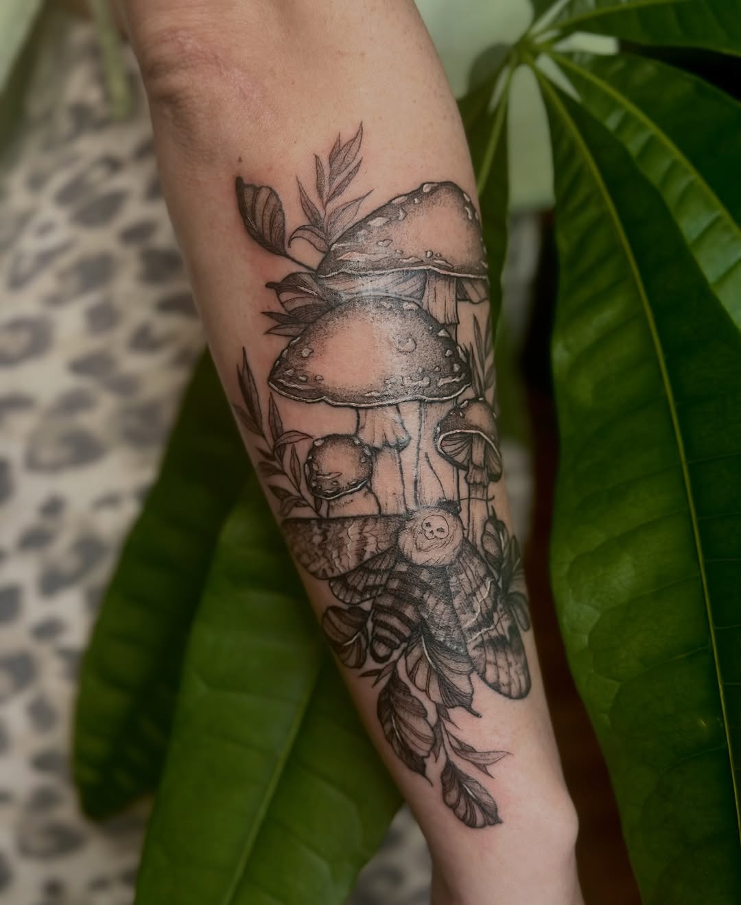 Tattoo by @peach_punk — black_and_grey, realism