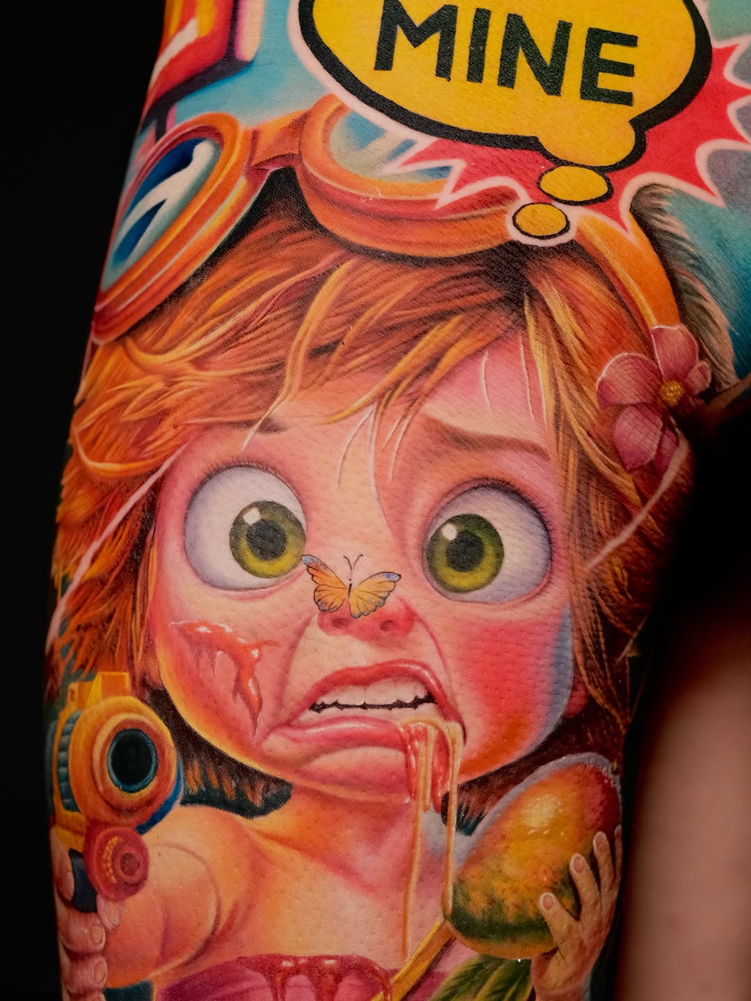 Neo-traditional tattoo on the forearm by Hiroto Nguyen, Perth, Western Australia