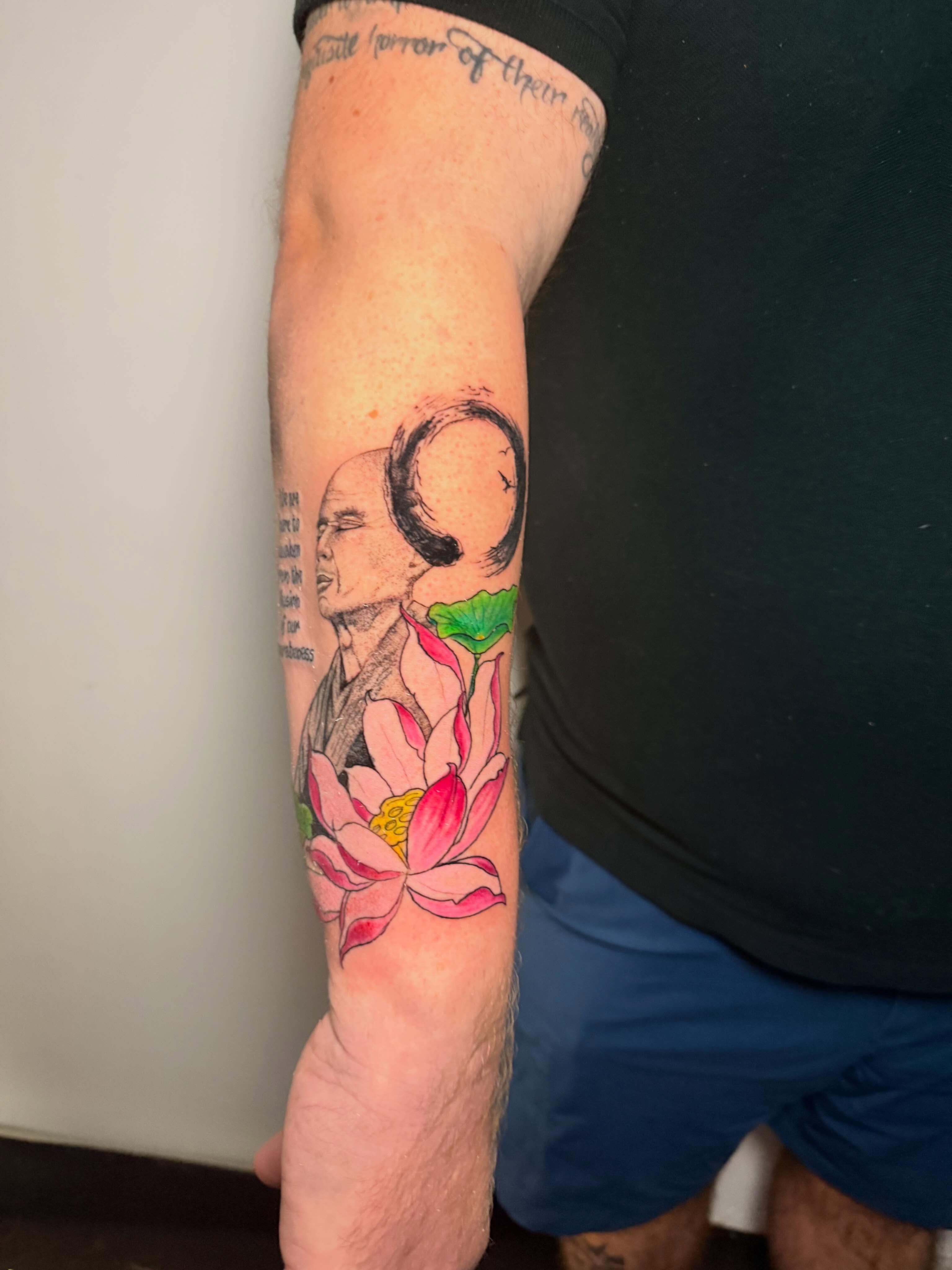 Tattoo by @gabby13tattoos — dotwork, realism