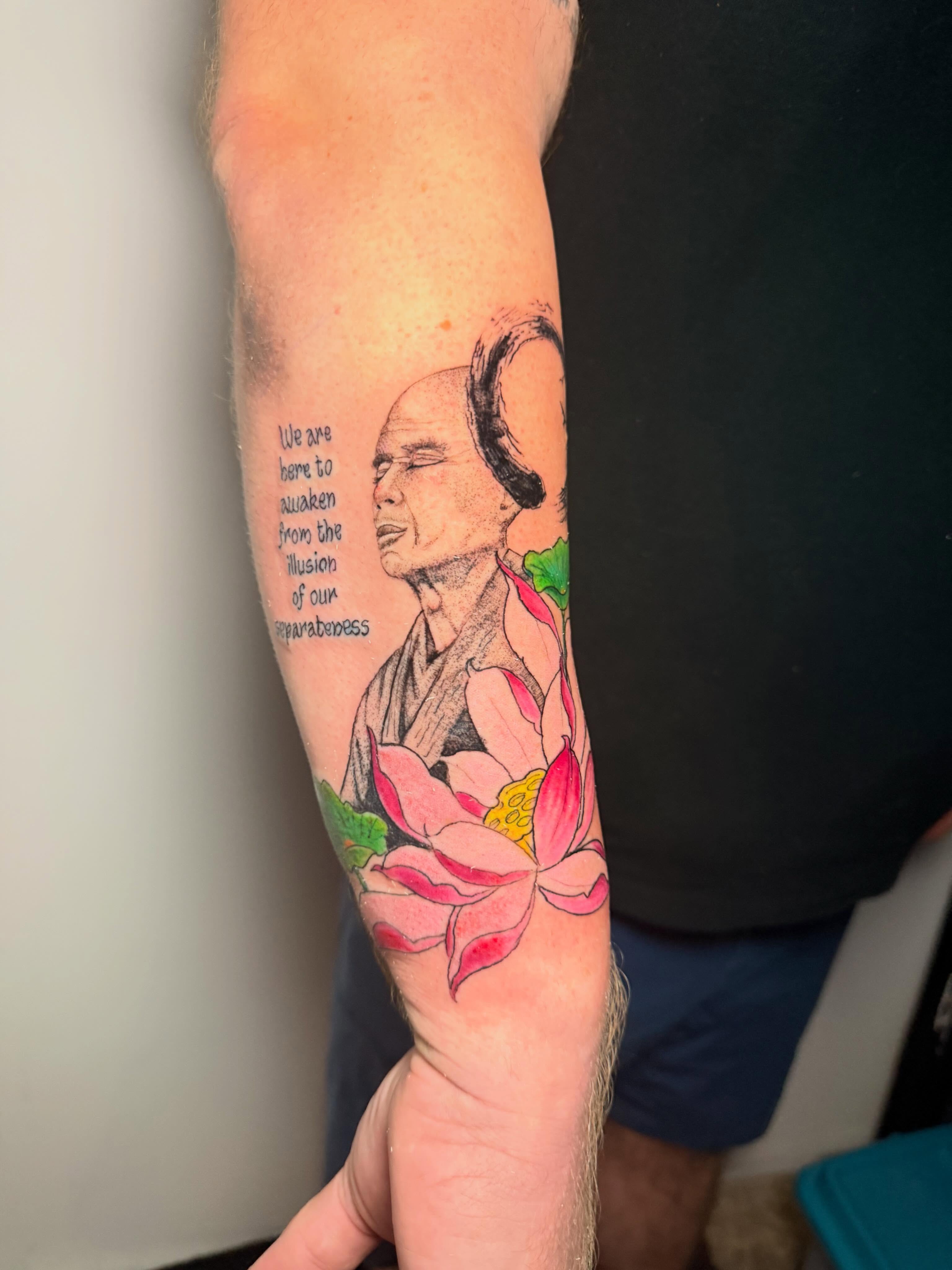 Tattoo by @gabby13tattoos — dotwork, realism