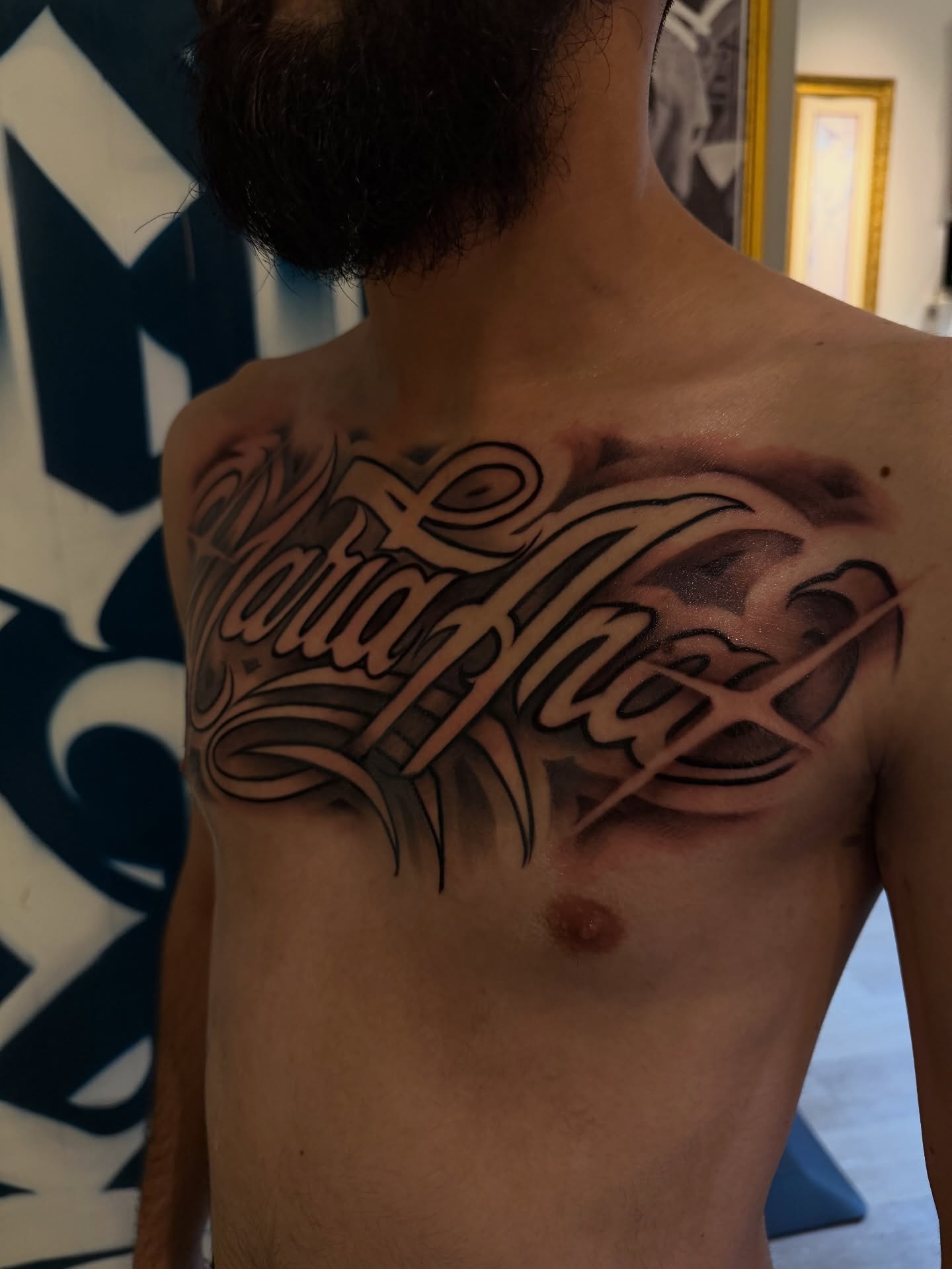 Tattoo by @tattsbyspike — lettering_script