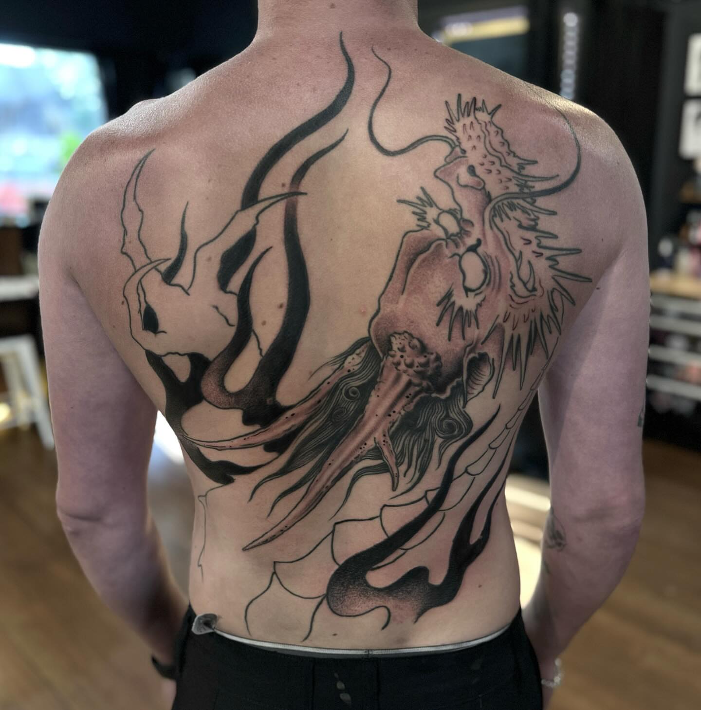 Tattoo by @sezarutattoos — black_and_grey, realism