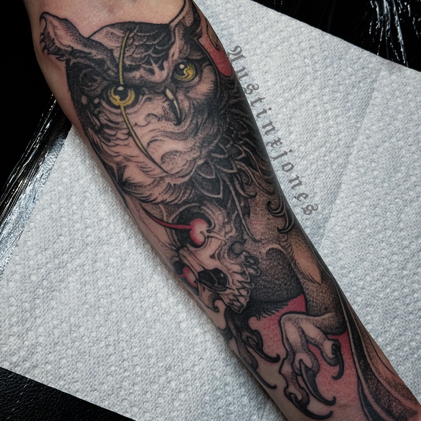 Ogre japanese irezumi tattoo on the forearm by 👻✦ 🅐🅤🅢🅣🅘🅝🅧🅙🅞🅝🅔🅢 ✦👻