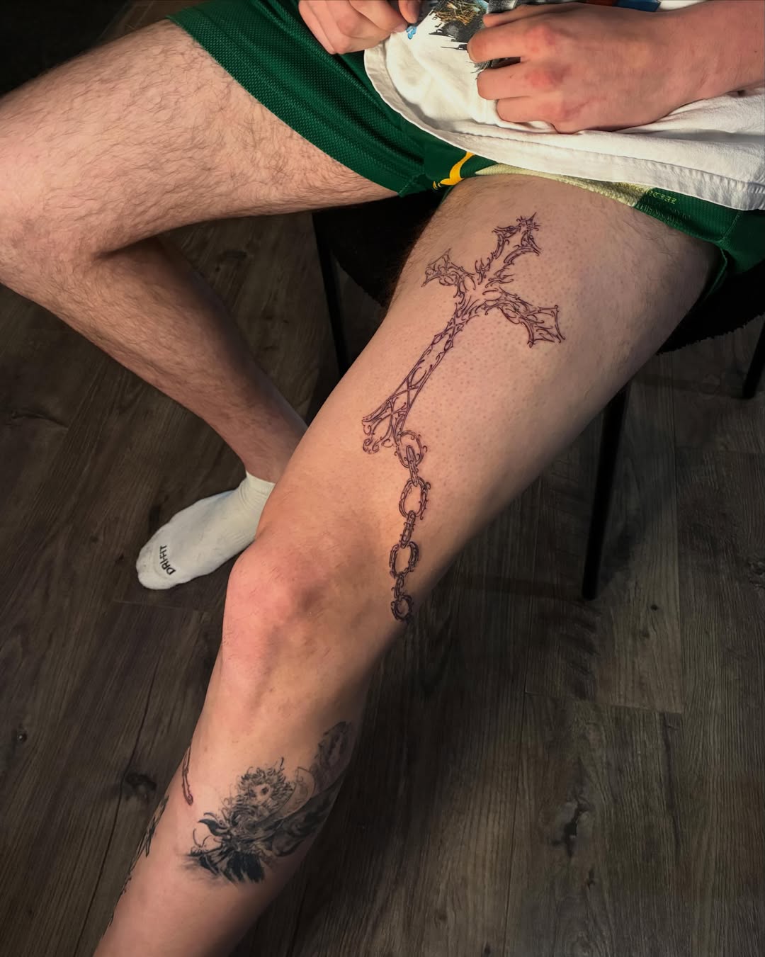 Tattoo by @smashyourboyy — black_and_grey
