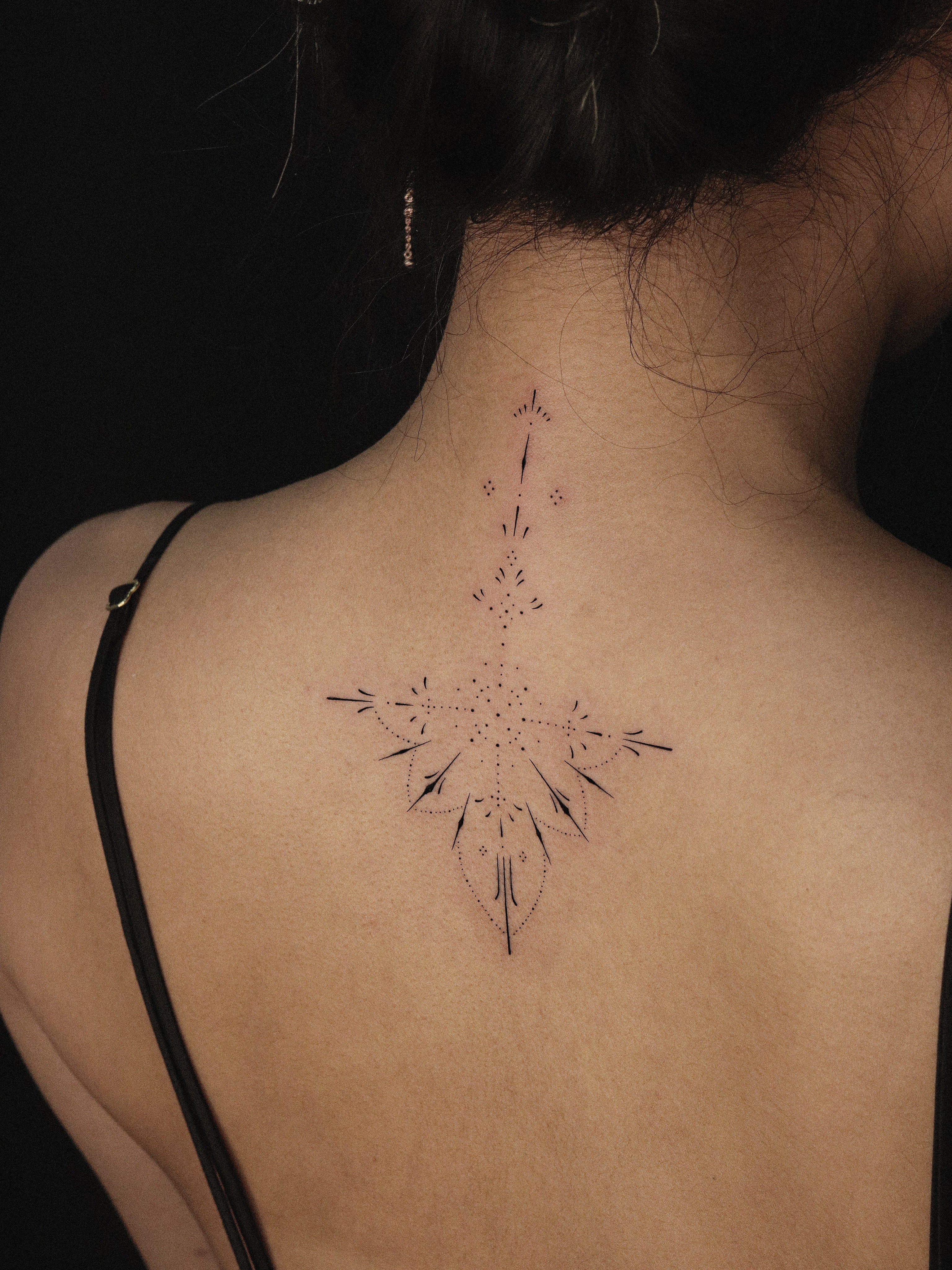 Tattoo by @orma_tattoo — dotwork, geometric