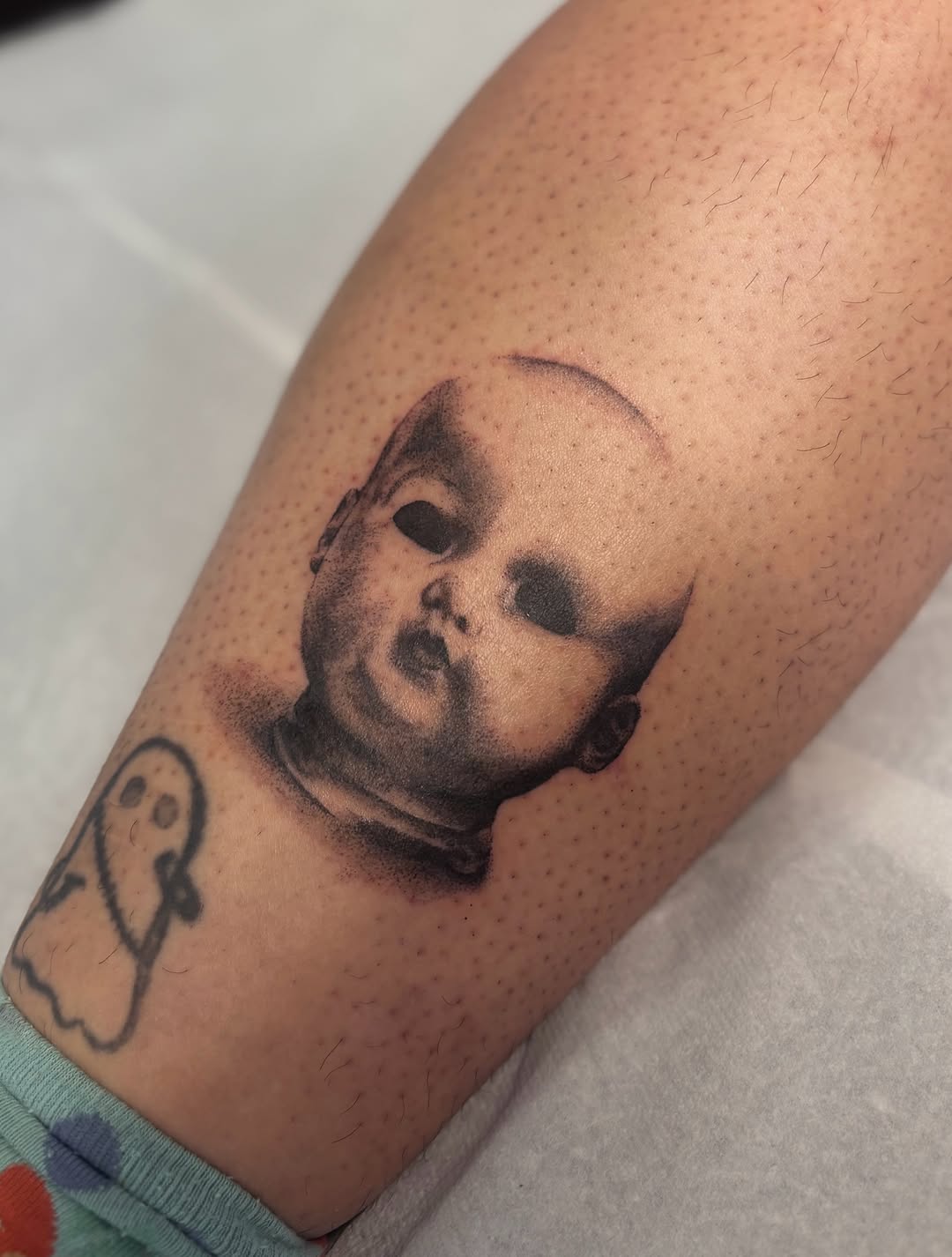 Tattoo by @laikatats — black_and_grey, realism