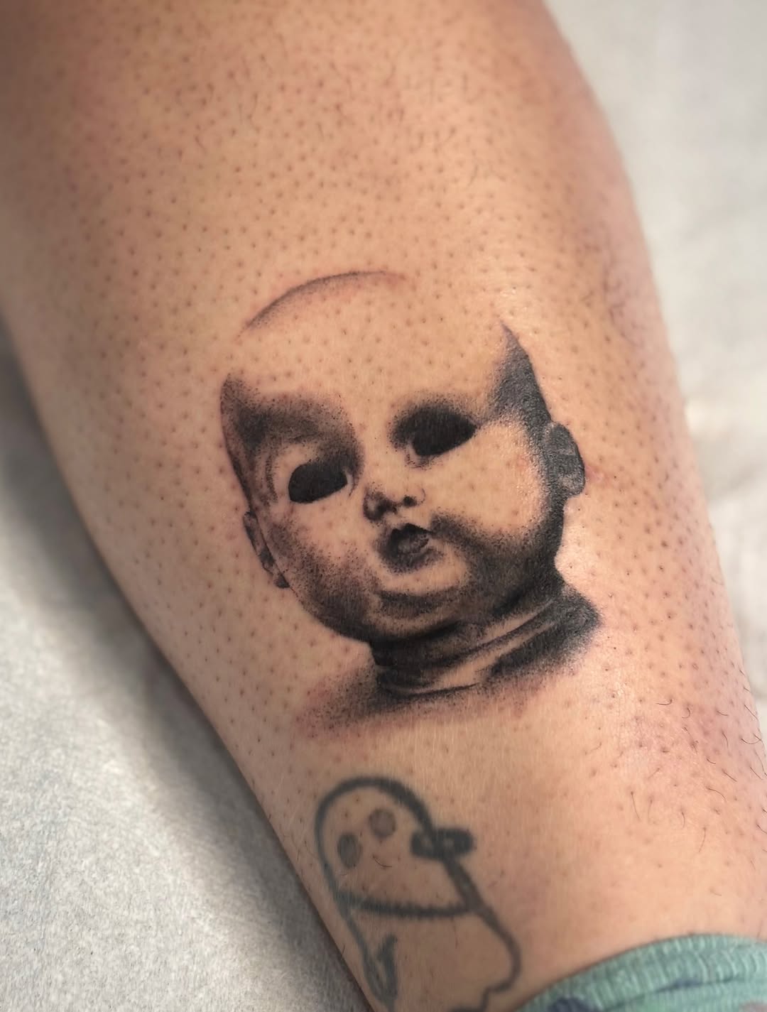 Tattoo by @laikatats — realism, black_and_grey