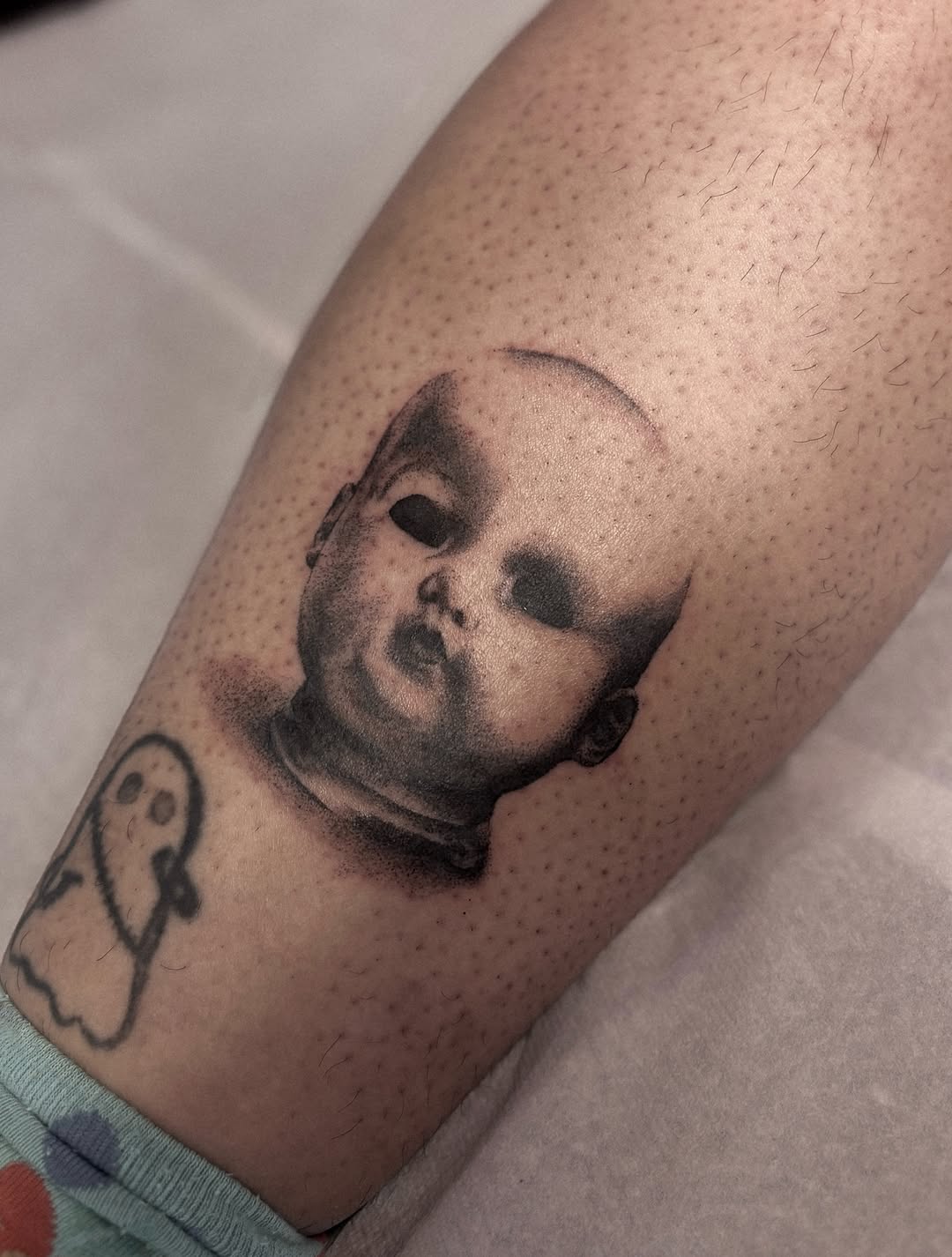 Tattoo by @laikatats — realism, black_and_grey