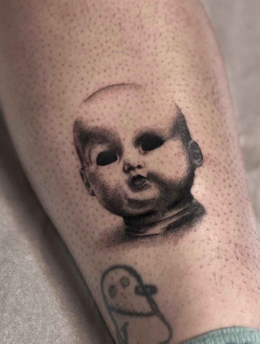 Tattoo by @laikatats — black_and_grey, realism