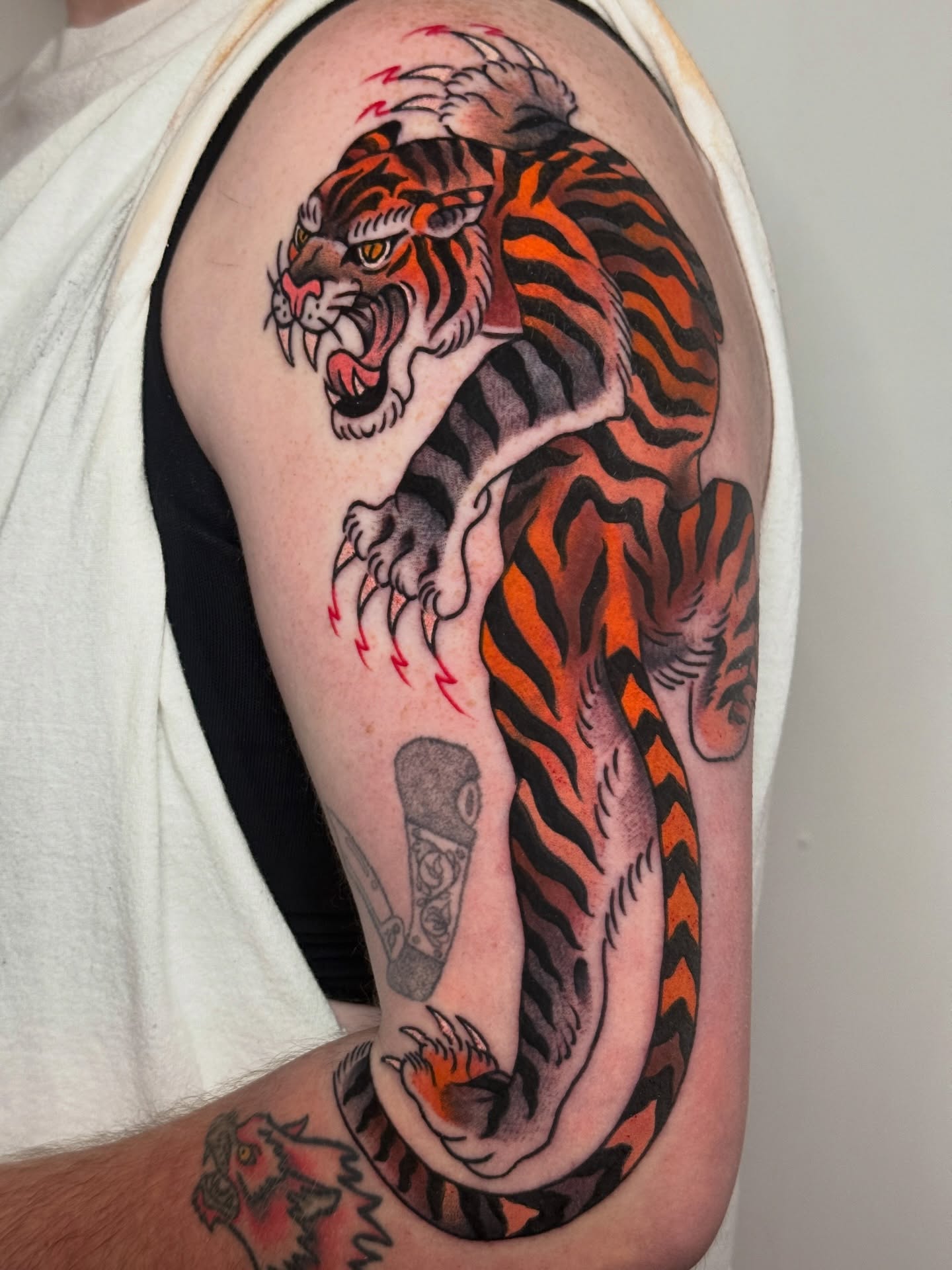 Tattoo by @ghostbunnytattoos — american_traditional