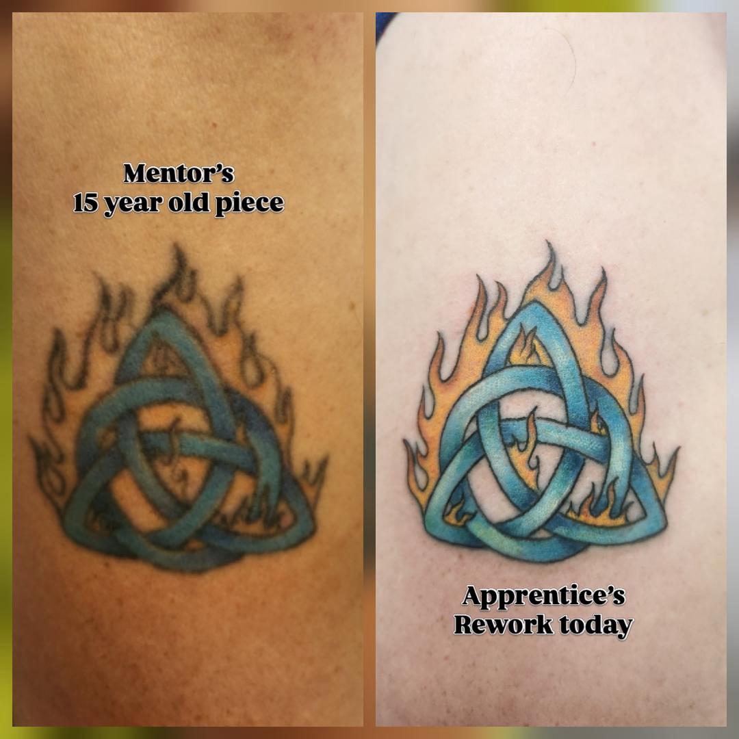 Tattoo by @3rdeyetattoo_artgallery — geometric