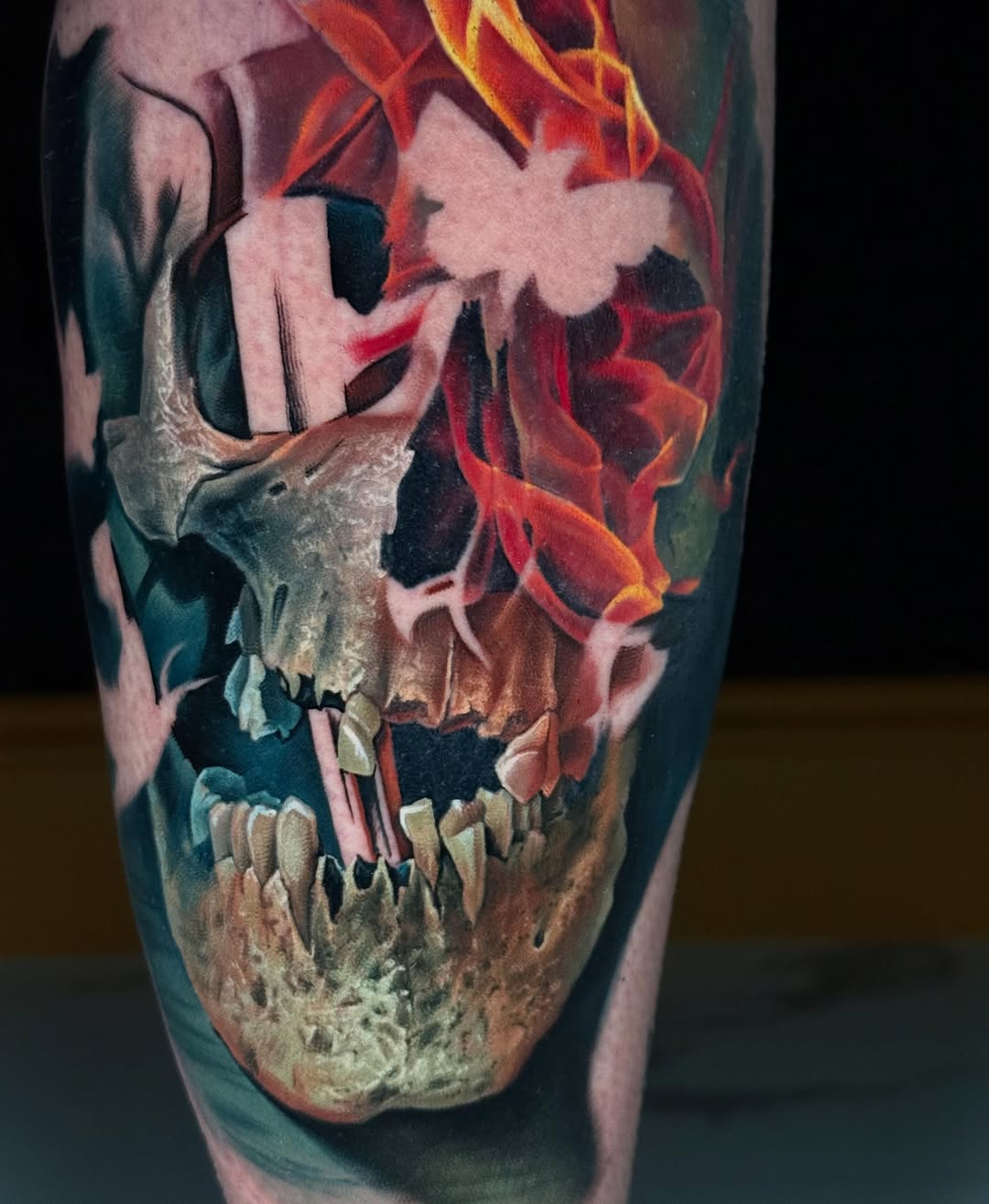 Tattoo by @derekgtattoos — realism, dark_realism