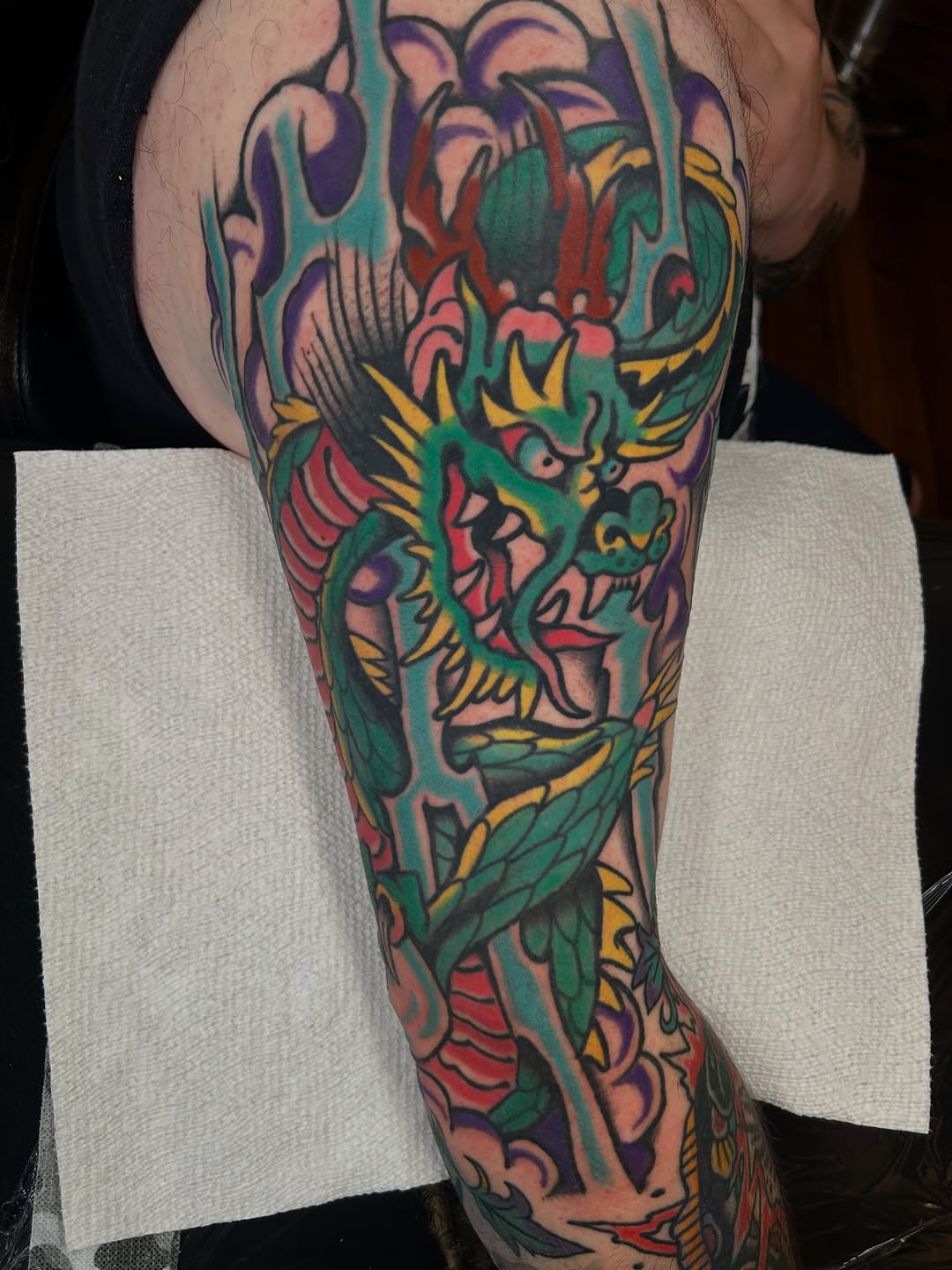 Tattoo by @kit.creates โ japanese_irezumi