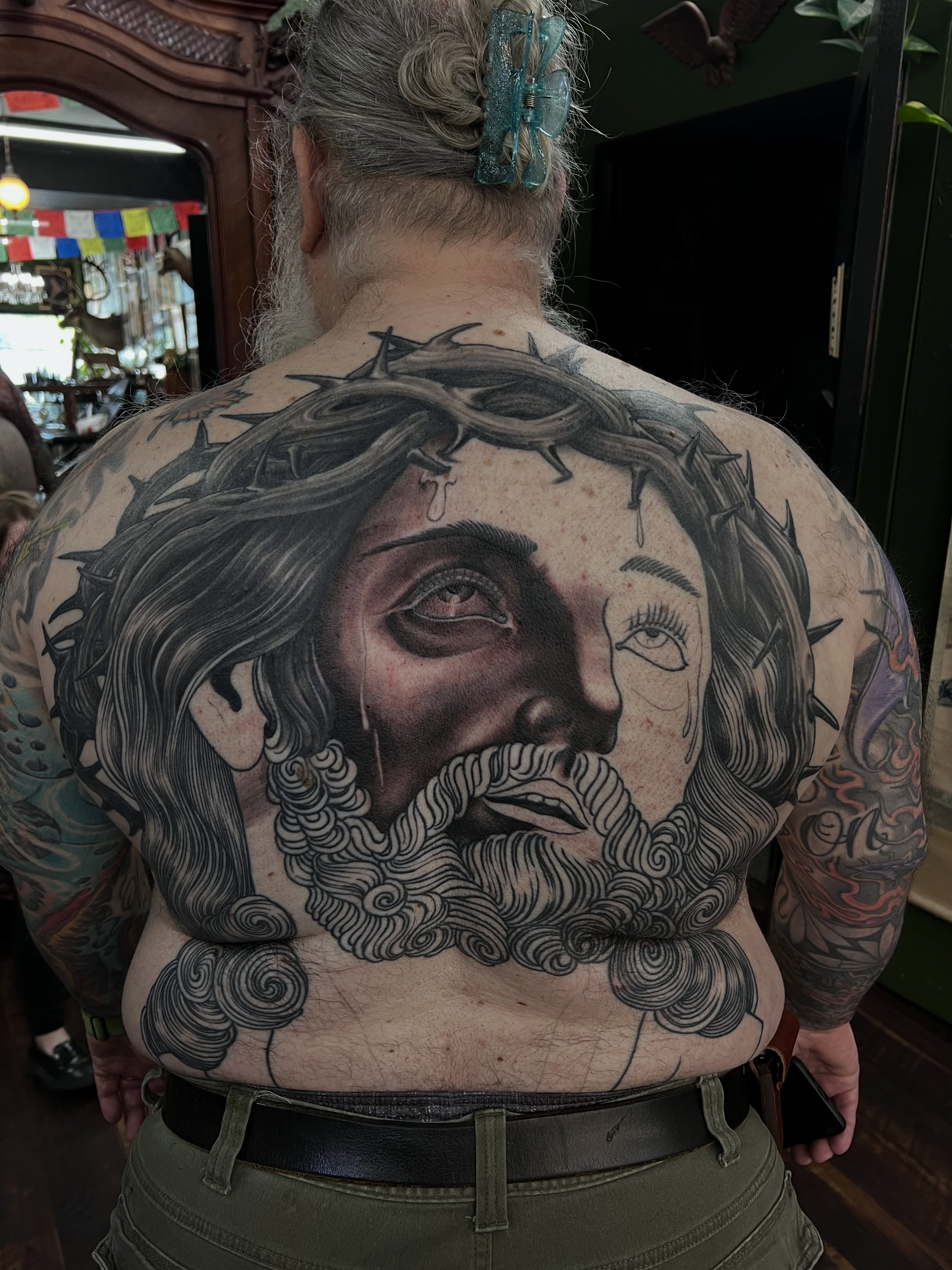 Tattoo by @jordanphillipstattoo — realism, black_and_grey