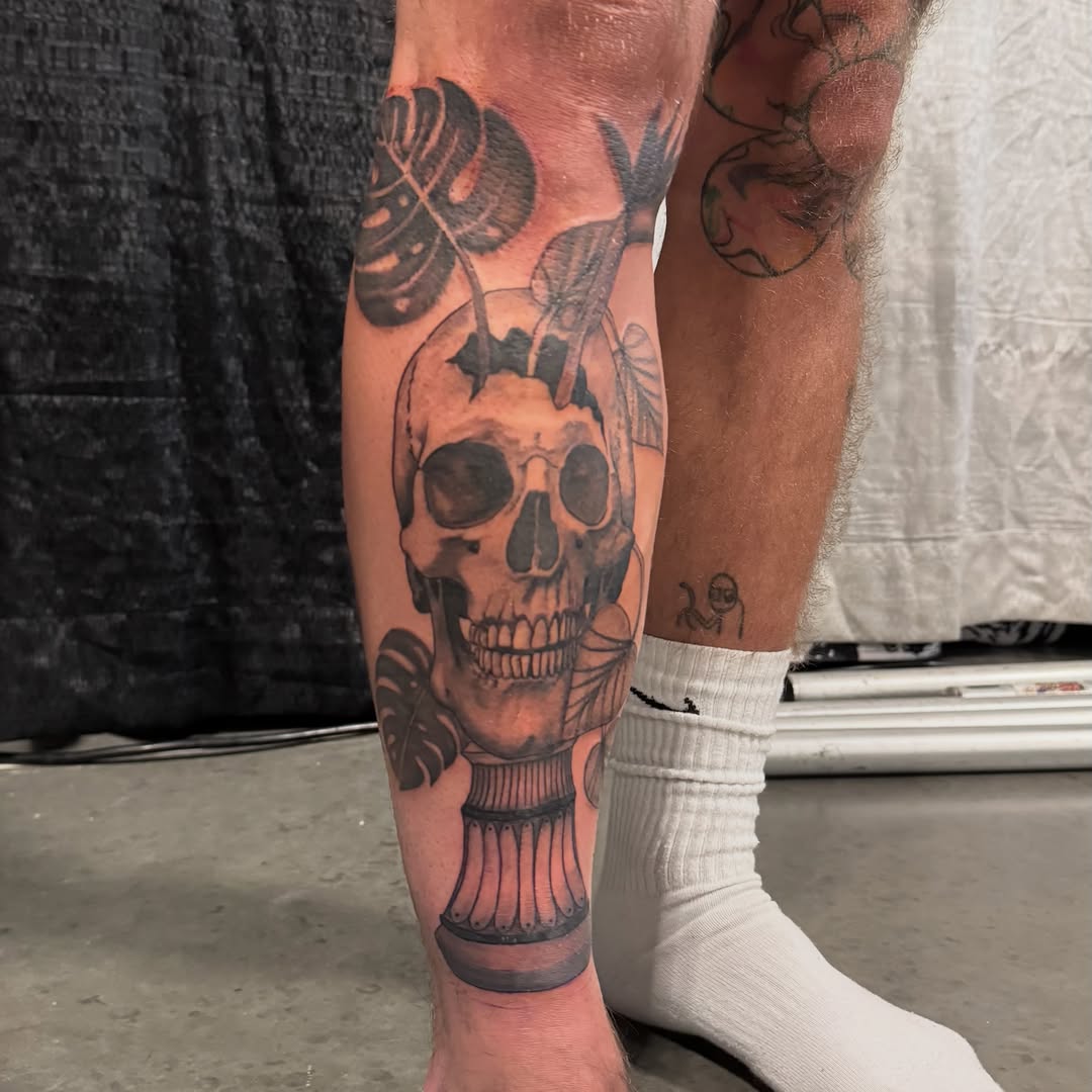 Tattoo by @inkedbybanti — black_and_grey, realism