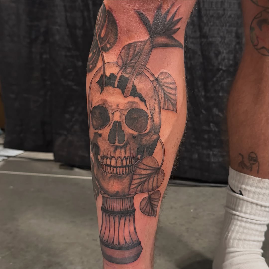 Tattoo by @inkedbybanti — black_and_grey, realism