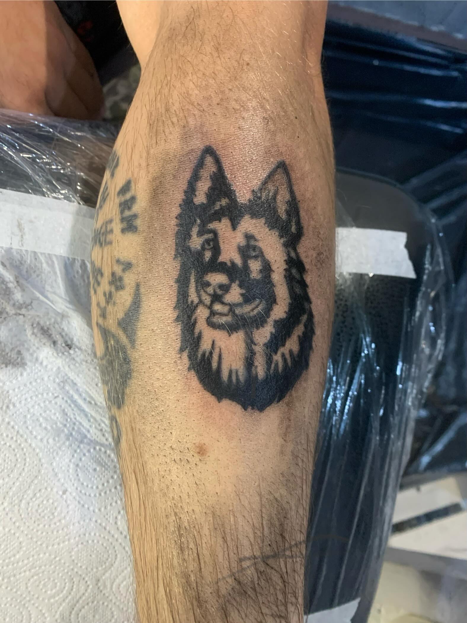 Tattoo by @_cats_and_tatts_ — black_and_grey