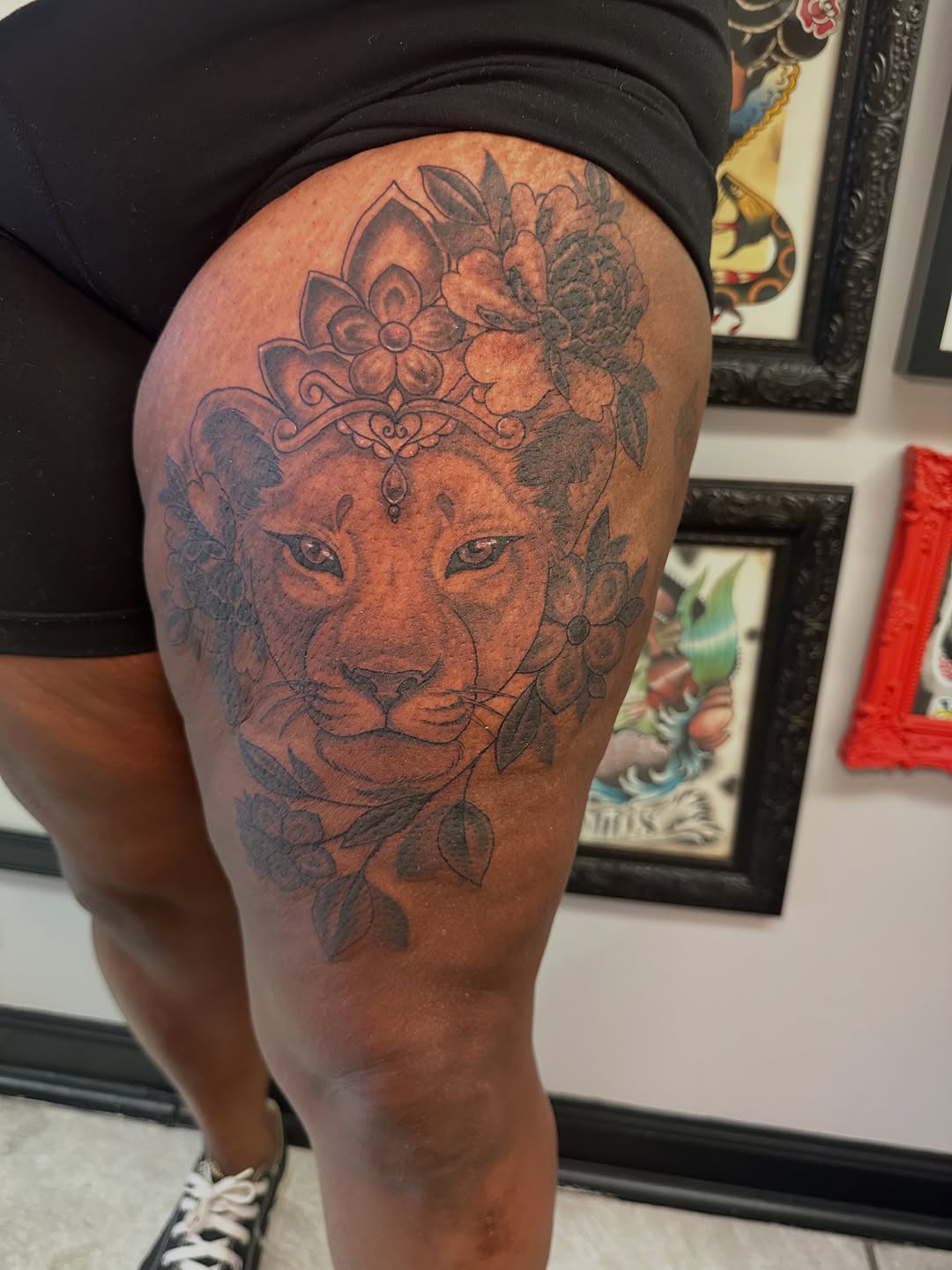 Tattoo by @mialaynetattoo — black_and_grey, realism