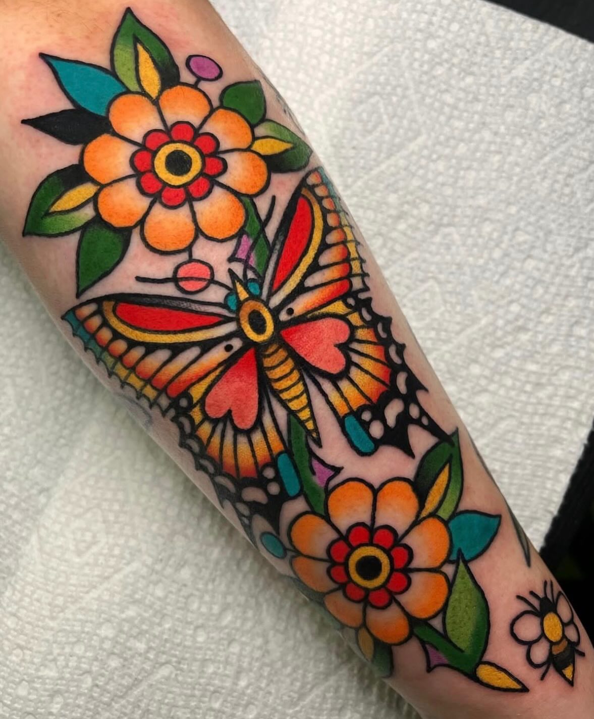 Tattoo by @sweetpeachtattoos — american_traditional