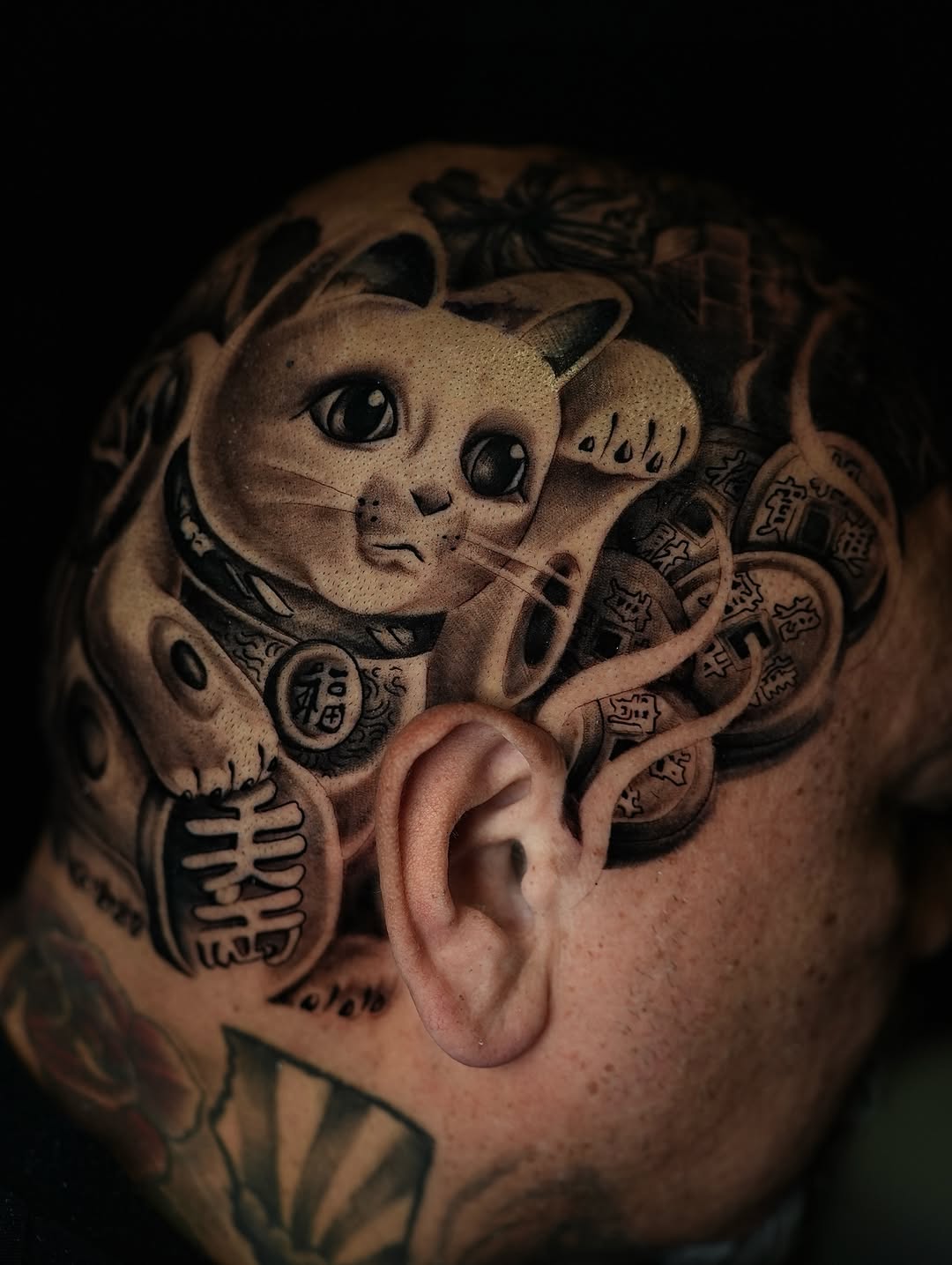 Tattoo by @kiddo_tats — realism, black_and_grey