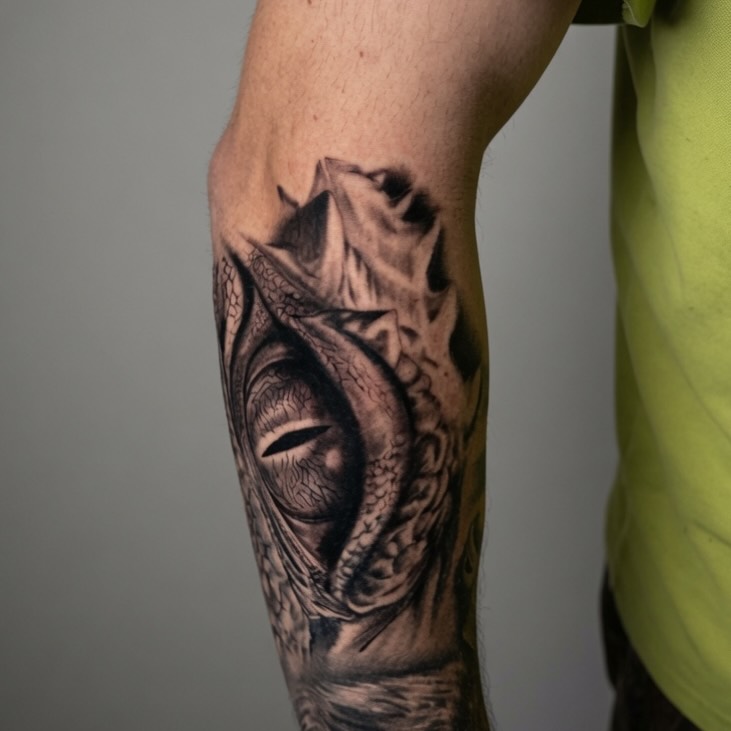 Tattoo by @tattsbyjacob โ realism, black_and_grey