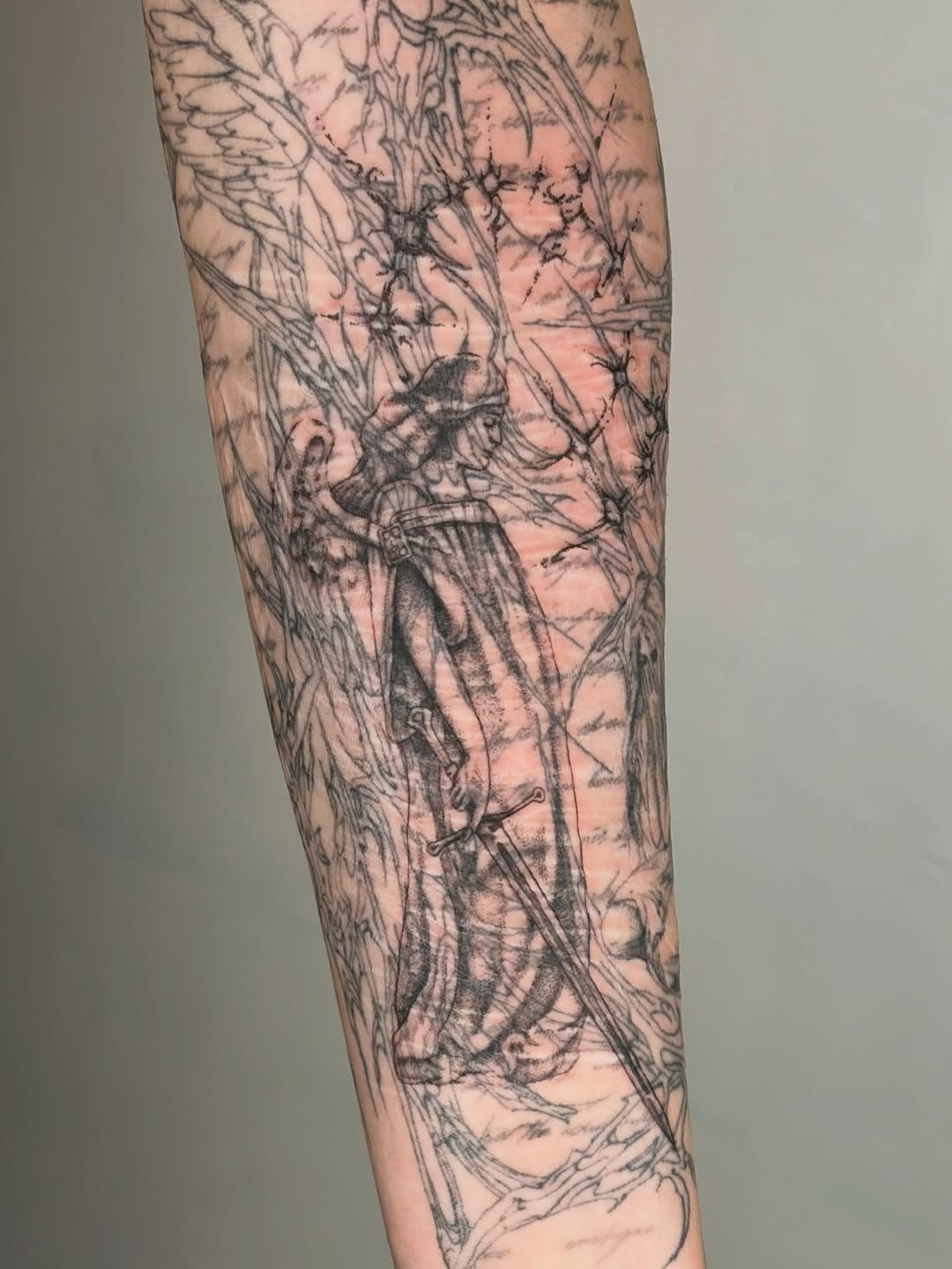 Tattoo by @stabzzz333 โ illustrative, lettering_script