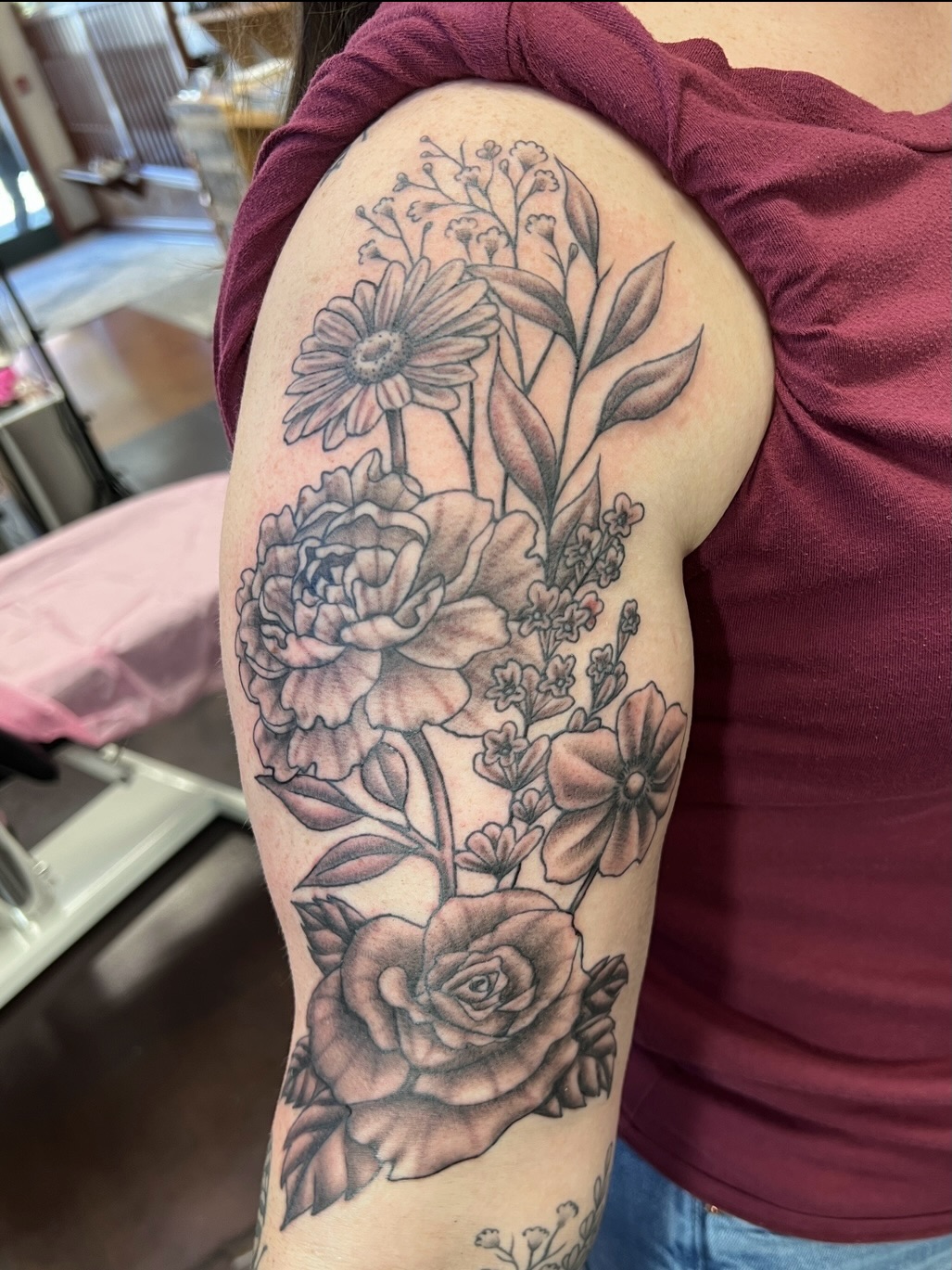 Tattoo by @lilylaurilatattoos — black_and_grey, realism