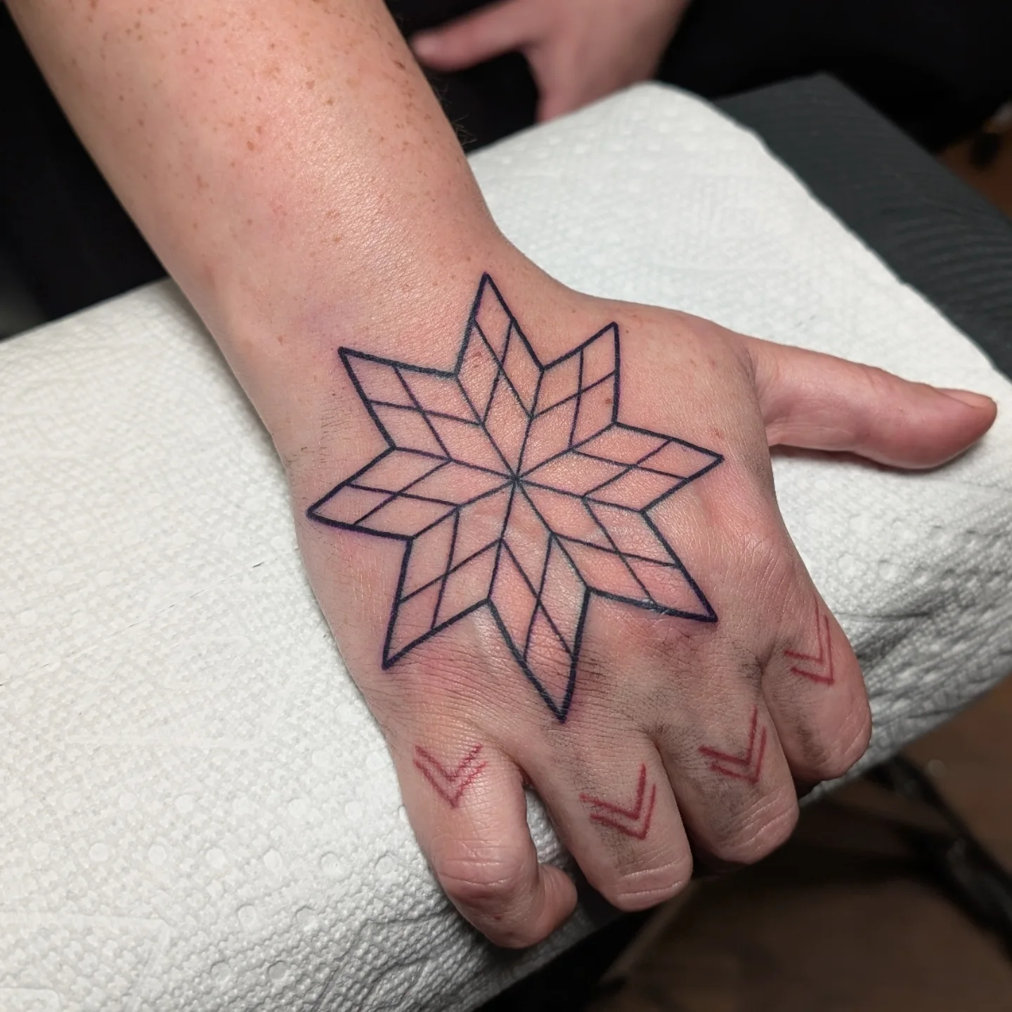 Tattoo by @jptattooartist — geometric