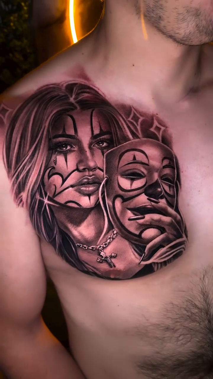 Tattoo by @jorgerosales_tattoos — chicano, realism