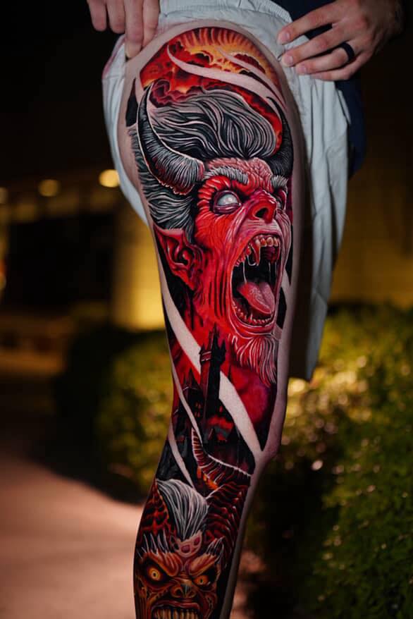 Tattoo by @zac_inkd — realism, dark_realism