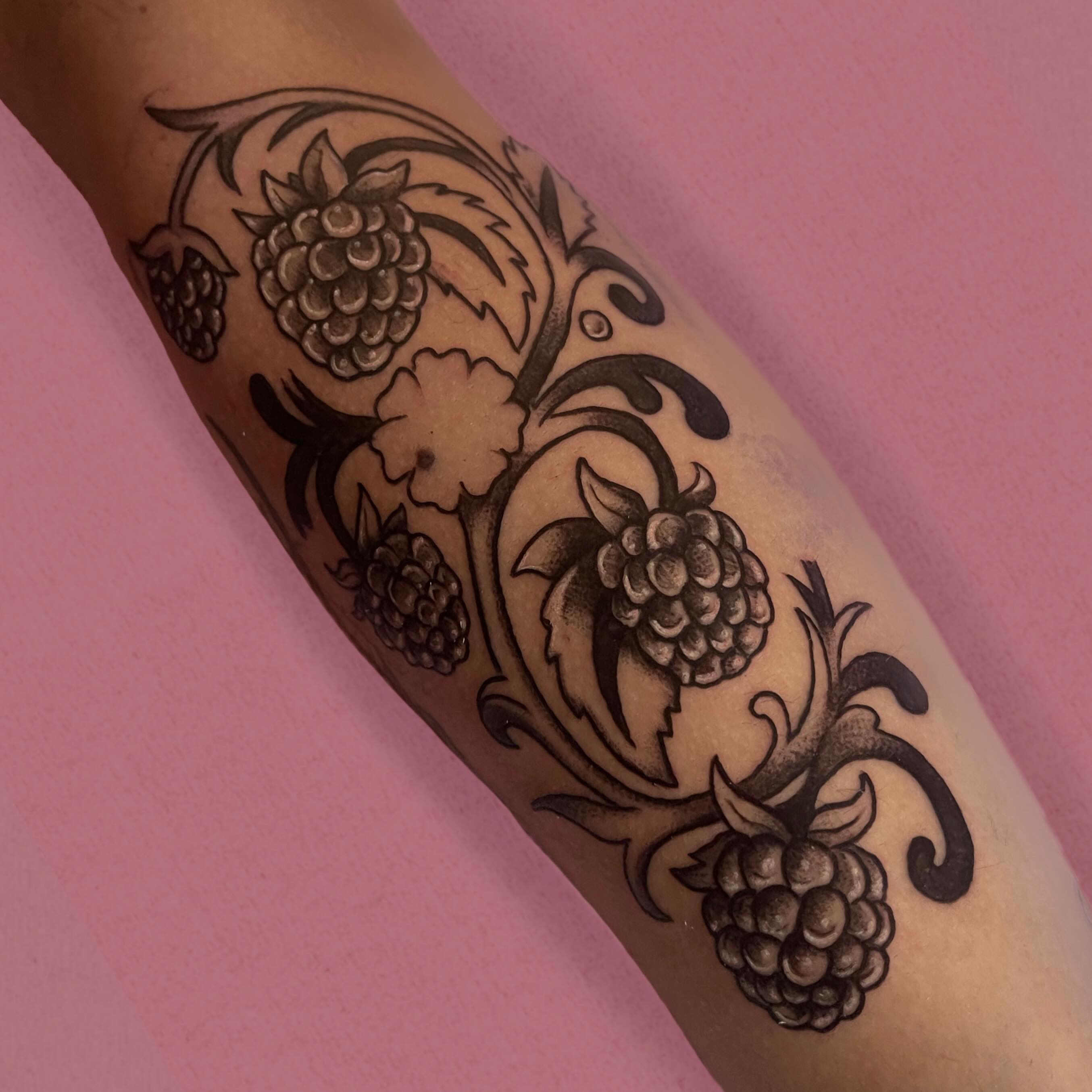 Tattoo by @babajagatattoos — black_and_grey