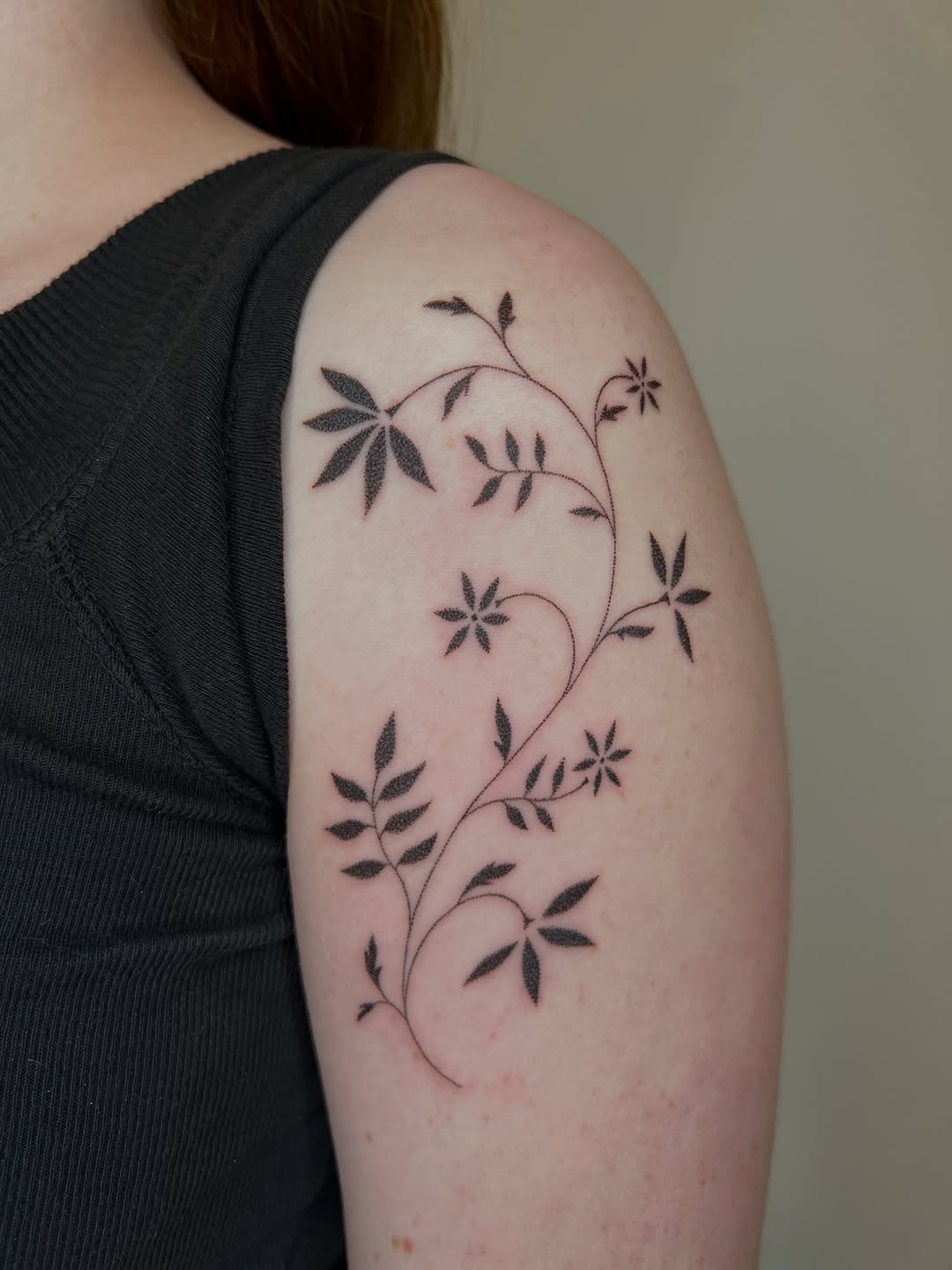 Tattoo by @thankyouforpoking — fine_line, dotwork